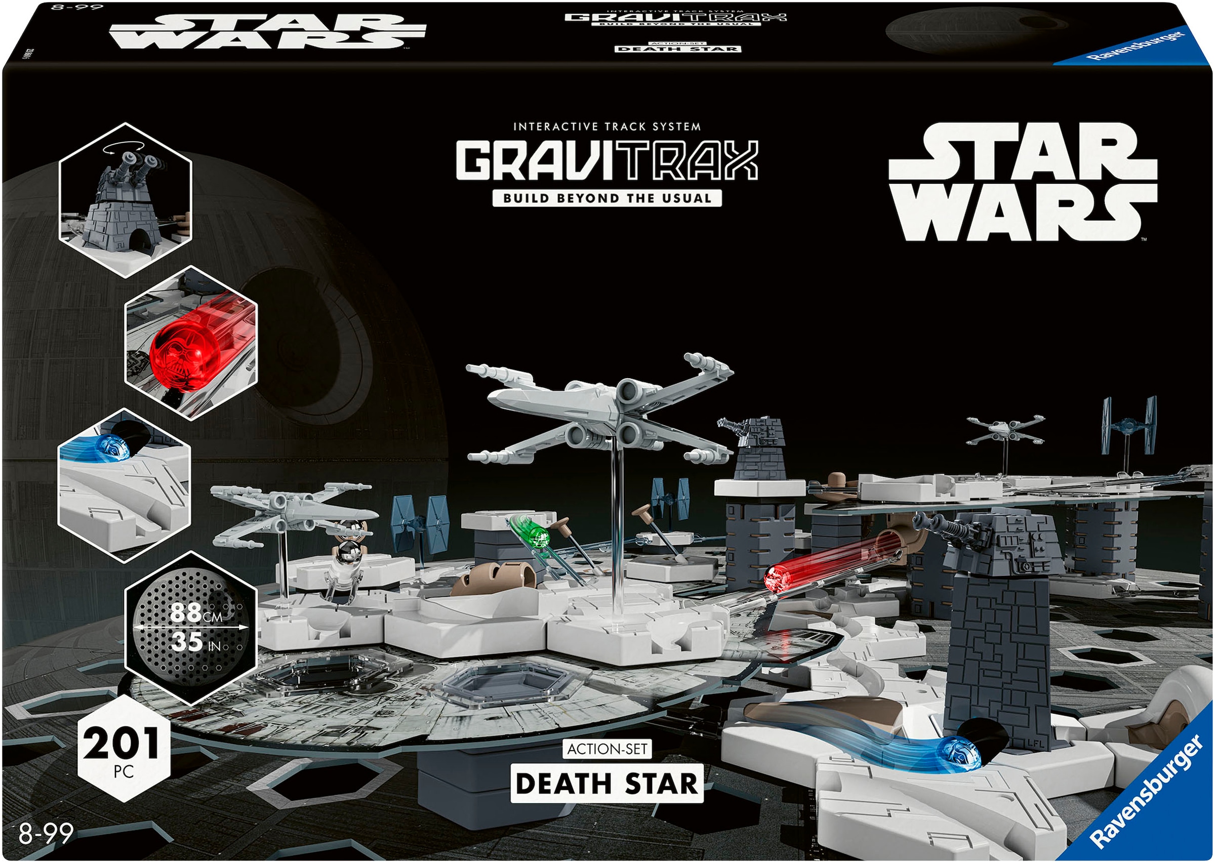 Kugelbahn-Bausatz »GraviTrax Action-Set Star Wars Death Star«, Made in Europe; FSC® -...