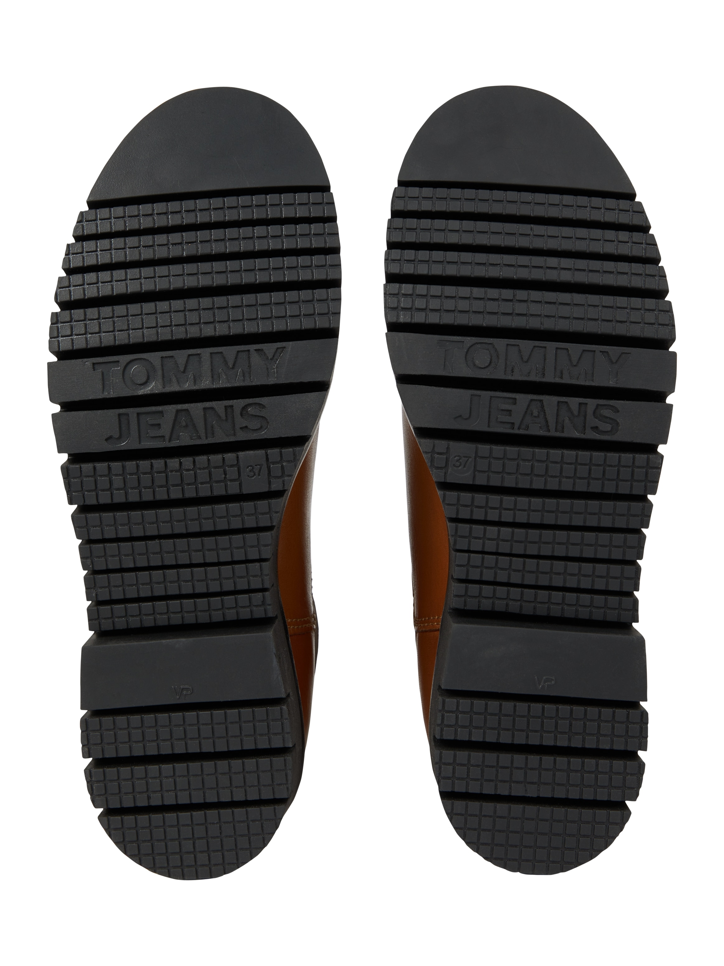 Tommy Jeans Winterboots »WARMLINED CHELSEA BOOT«, Blockabsatz, Plateau, Businesschuh mit Profilsohle