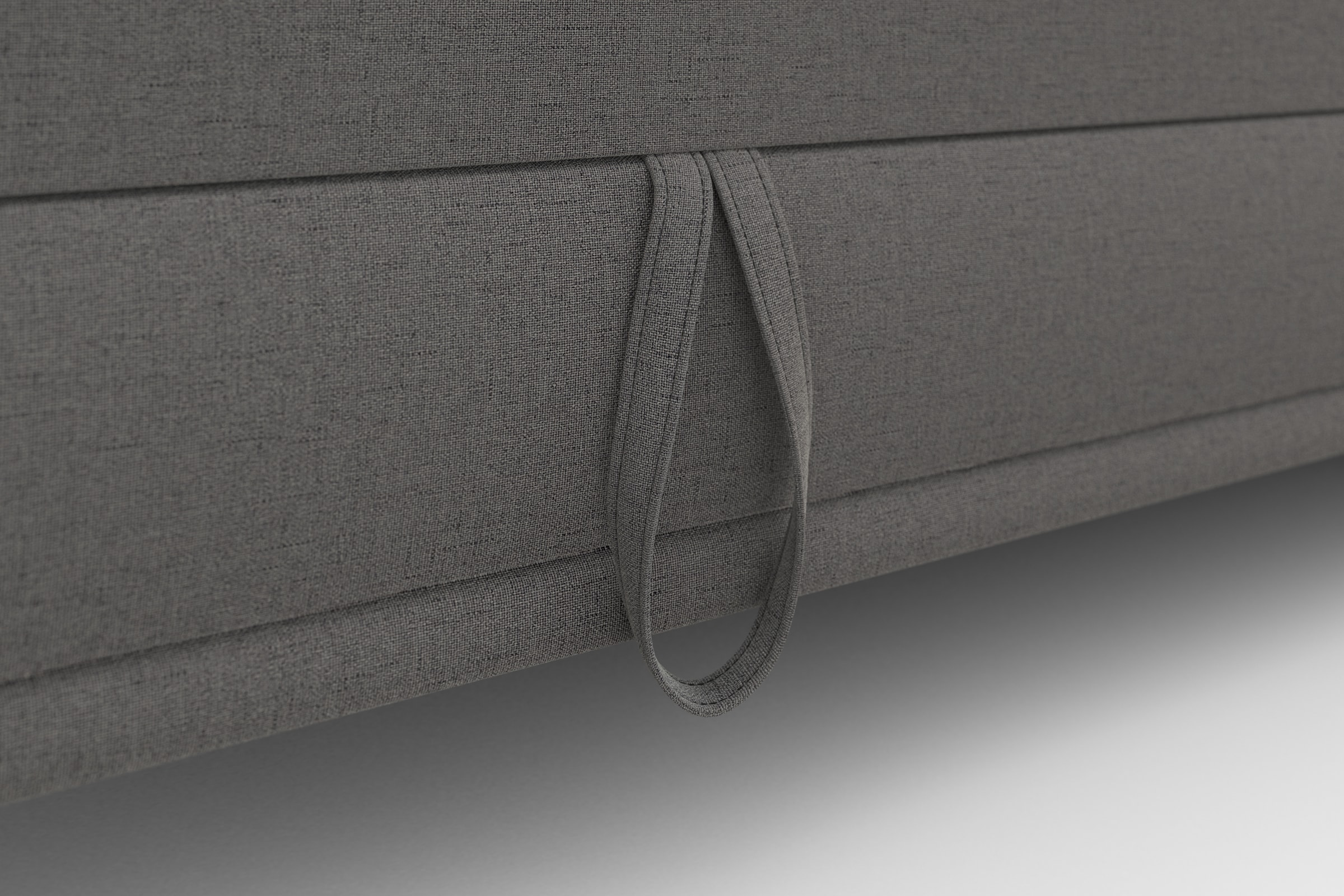 sit&more Ecksofa »Cabrio L-Form, mit Sitztiefenverstellung, Arm- und Kopfteilverstellung«, 2 Nierenkissen, Federkern, optional Bettfunktion und Stauraum