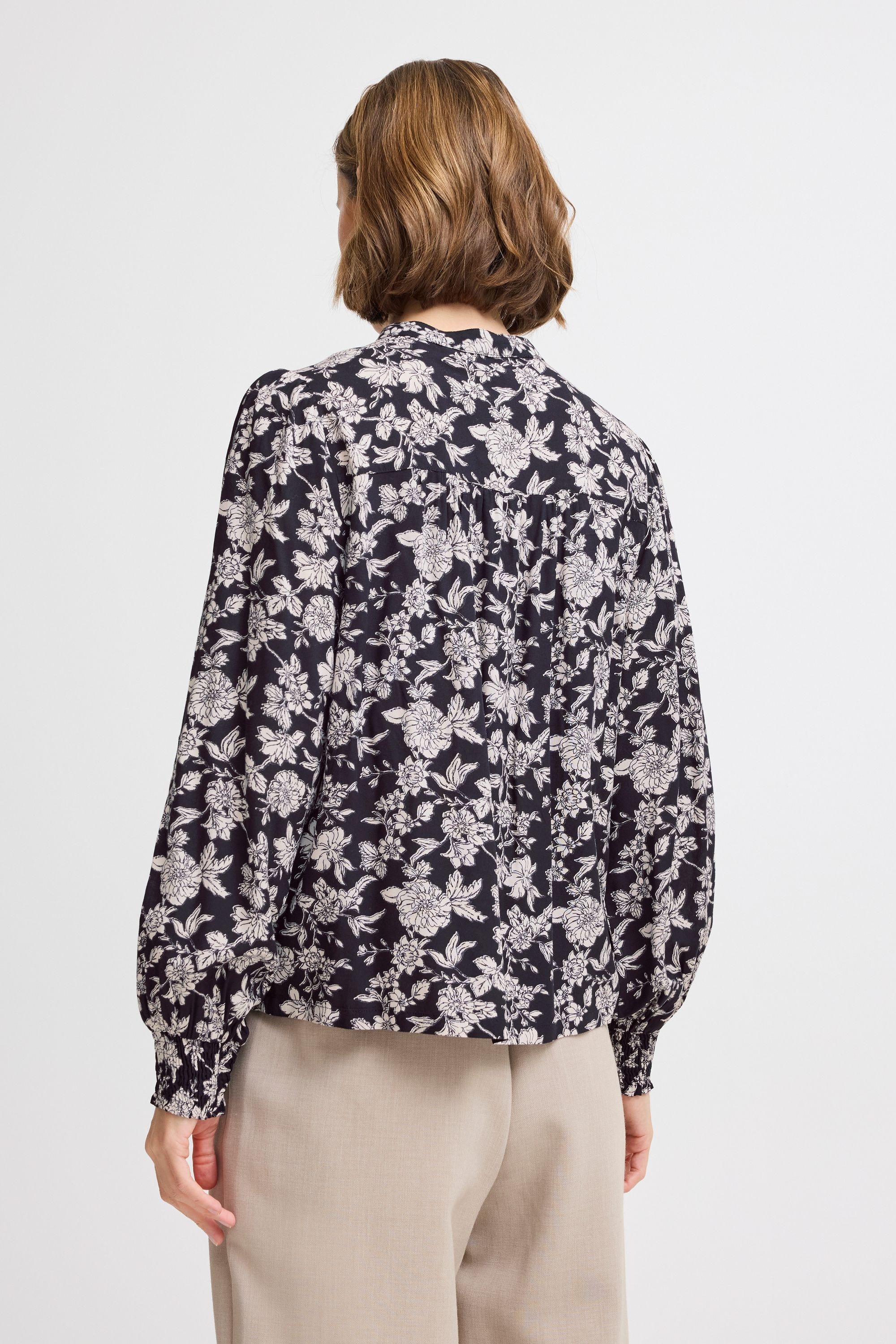 b.young Tunika »Langarmbluse BYJOSA AOP SMOCK BLOUSE -«