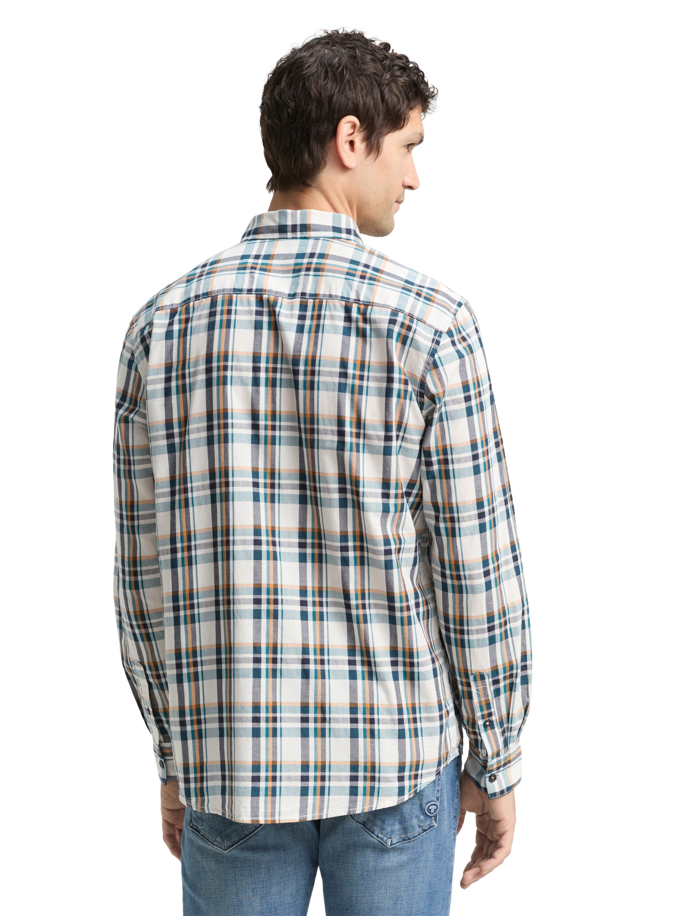 TOM TAILOR Langarmhemd mit Karomuster