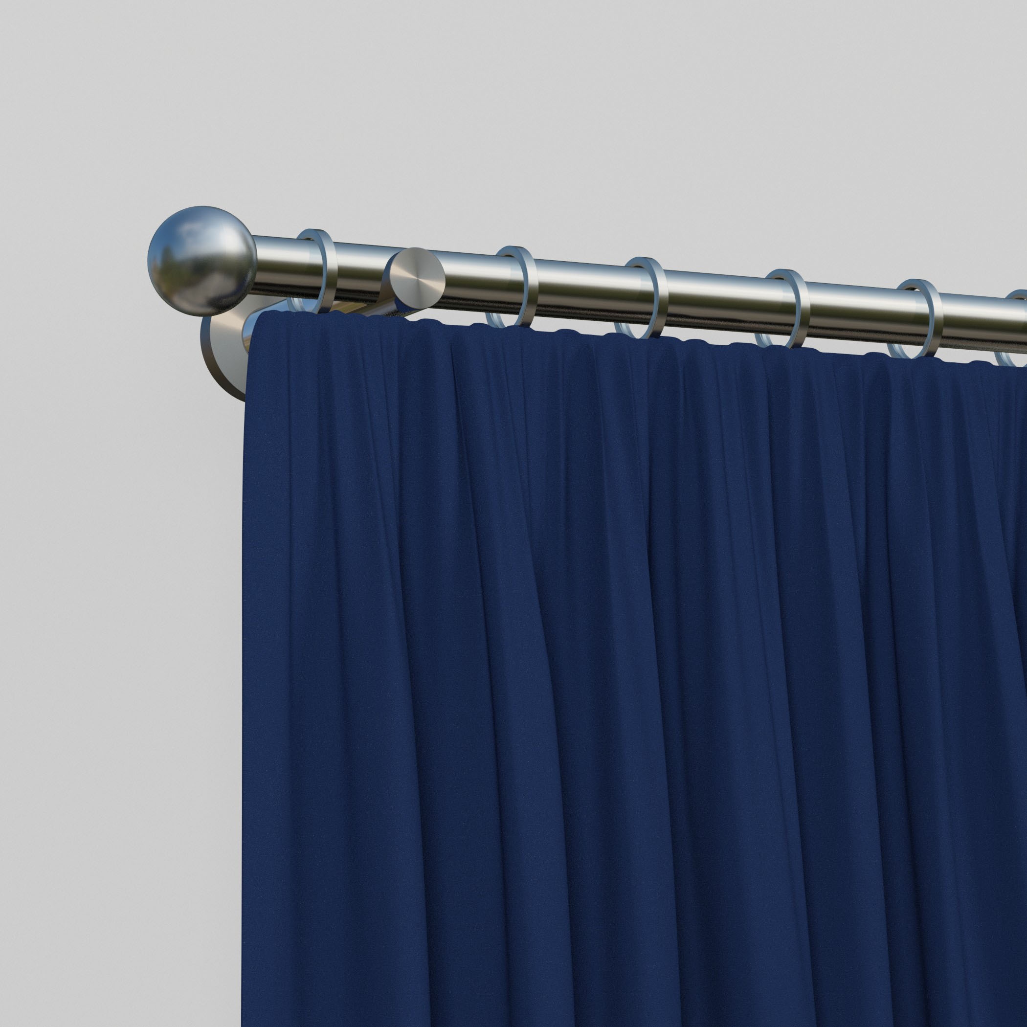 indeko Gardinenstange »Colombes« 1 läufig-läufig Wunschmaßlänge