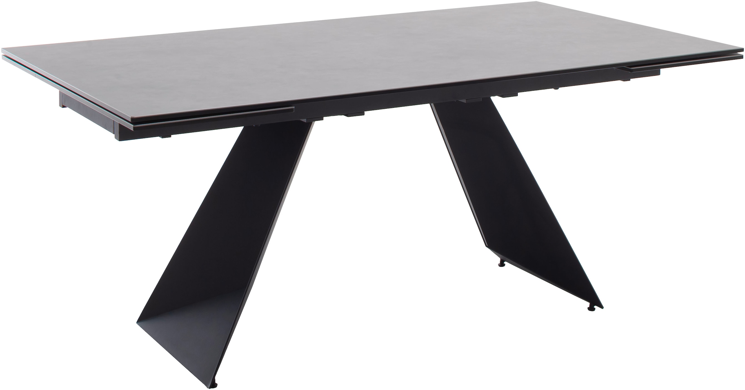 MCA furniture Esstisch »Nagoya« 1 Stk. tlg. Auszugstisch, Stirnauszug, Metallgestell, Keramik, Sicherheitsglas