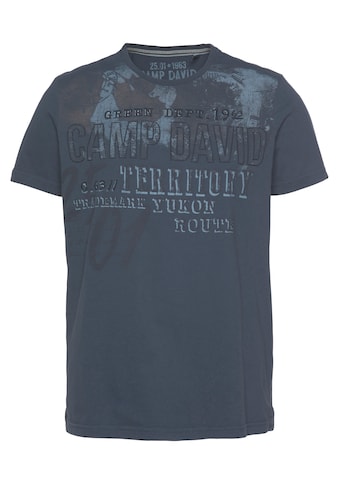 CAMP DAVID T-Shirt, mit besonderen Applikationen kaufen