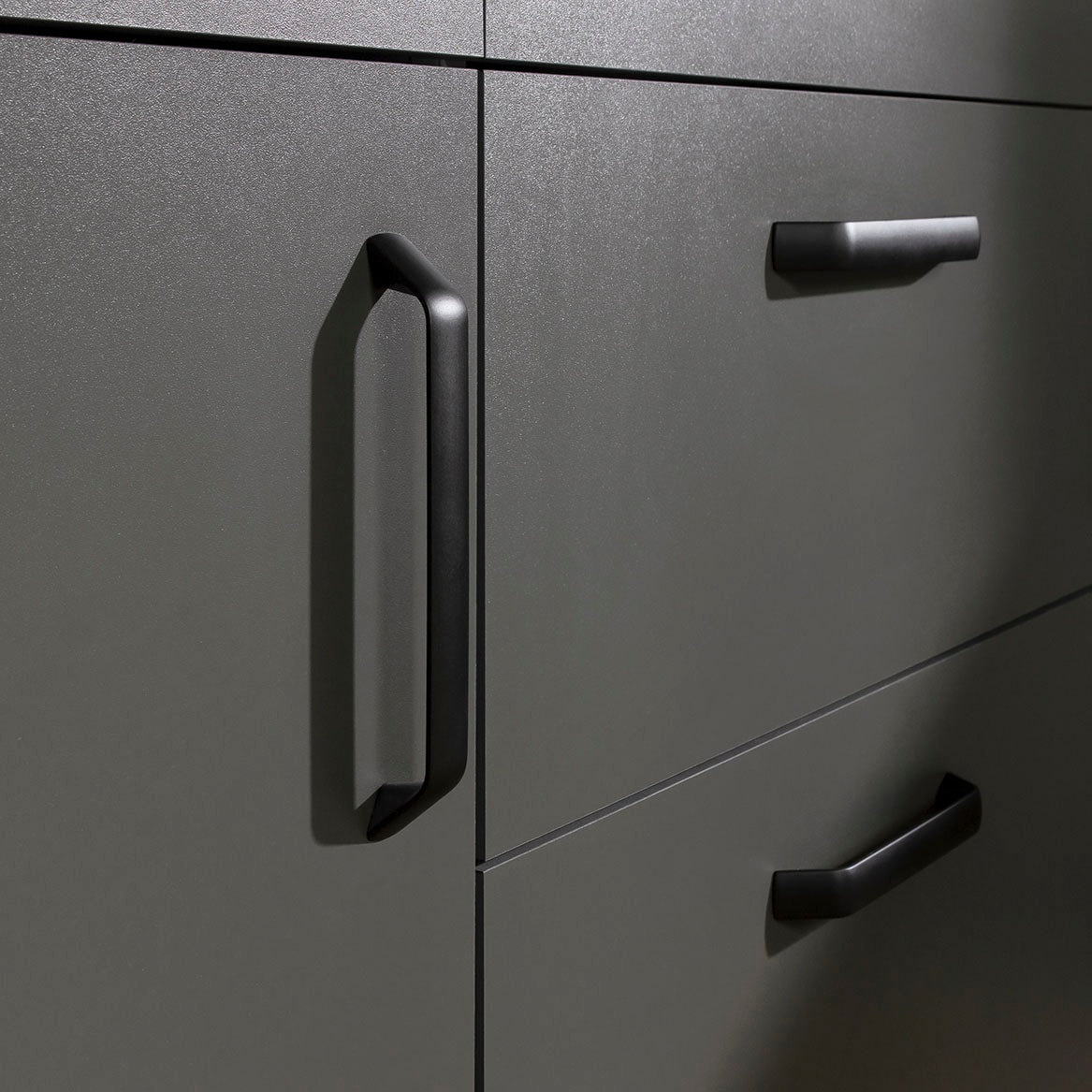wiho Küchen Küchenzeile »"Simi", wahlweise mit E-Geräten, mit verstellbaren Füßen«, Soft-Close-Funktion in Schubkästen und Auszügen, Breite 220 cm