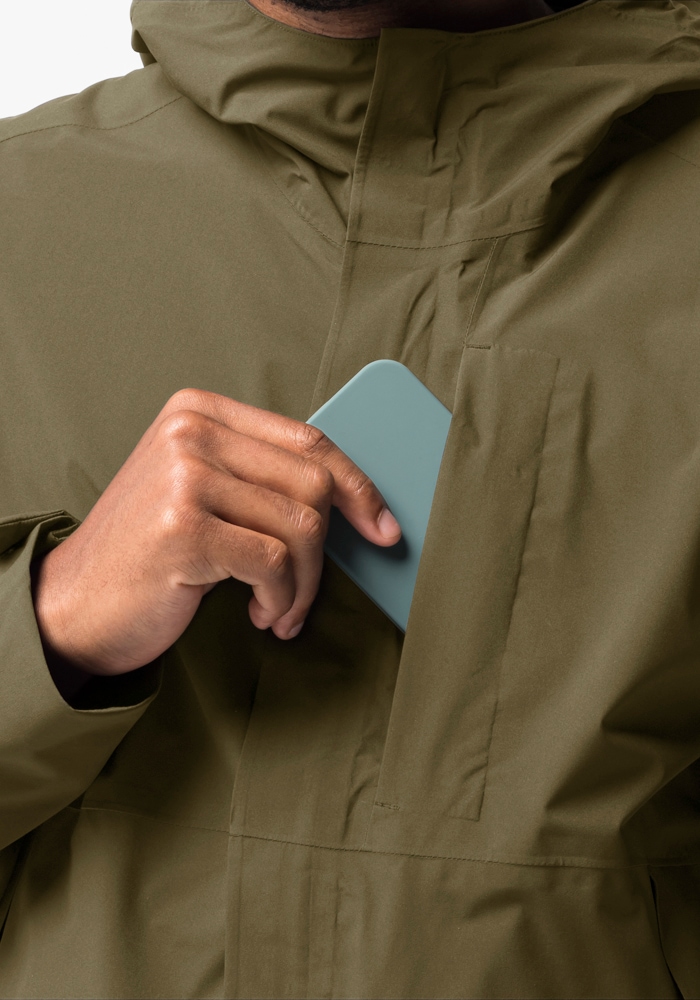 Jack Wolfskin Funktionsjacke »MAINKAI JKT M«, mit Kapuze