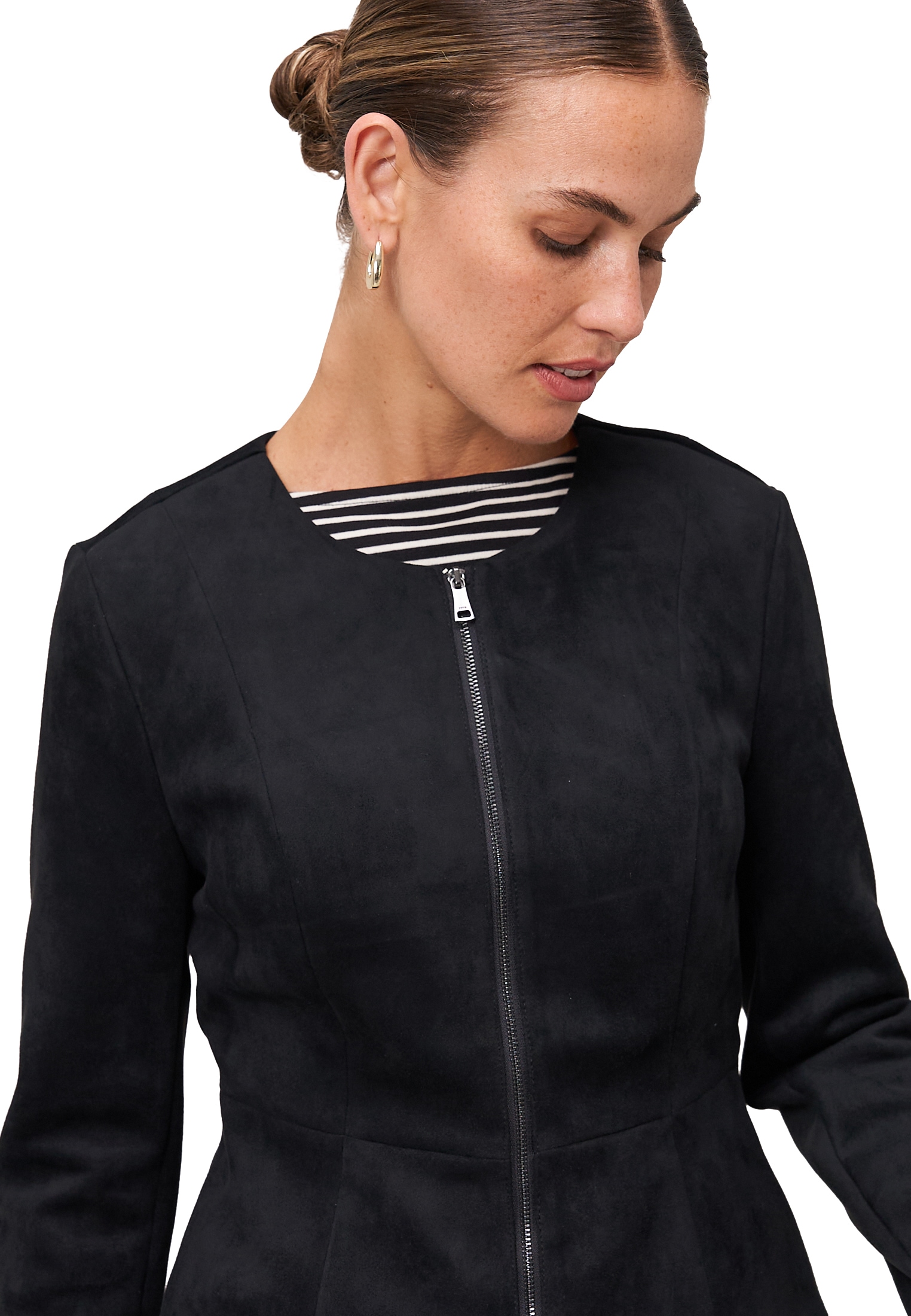 Zero Jackenblazer »Blazer Wildlederoptik«