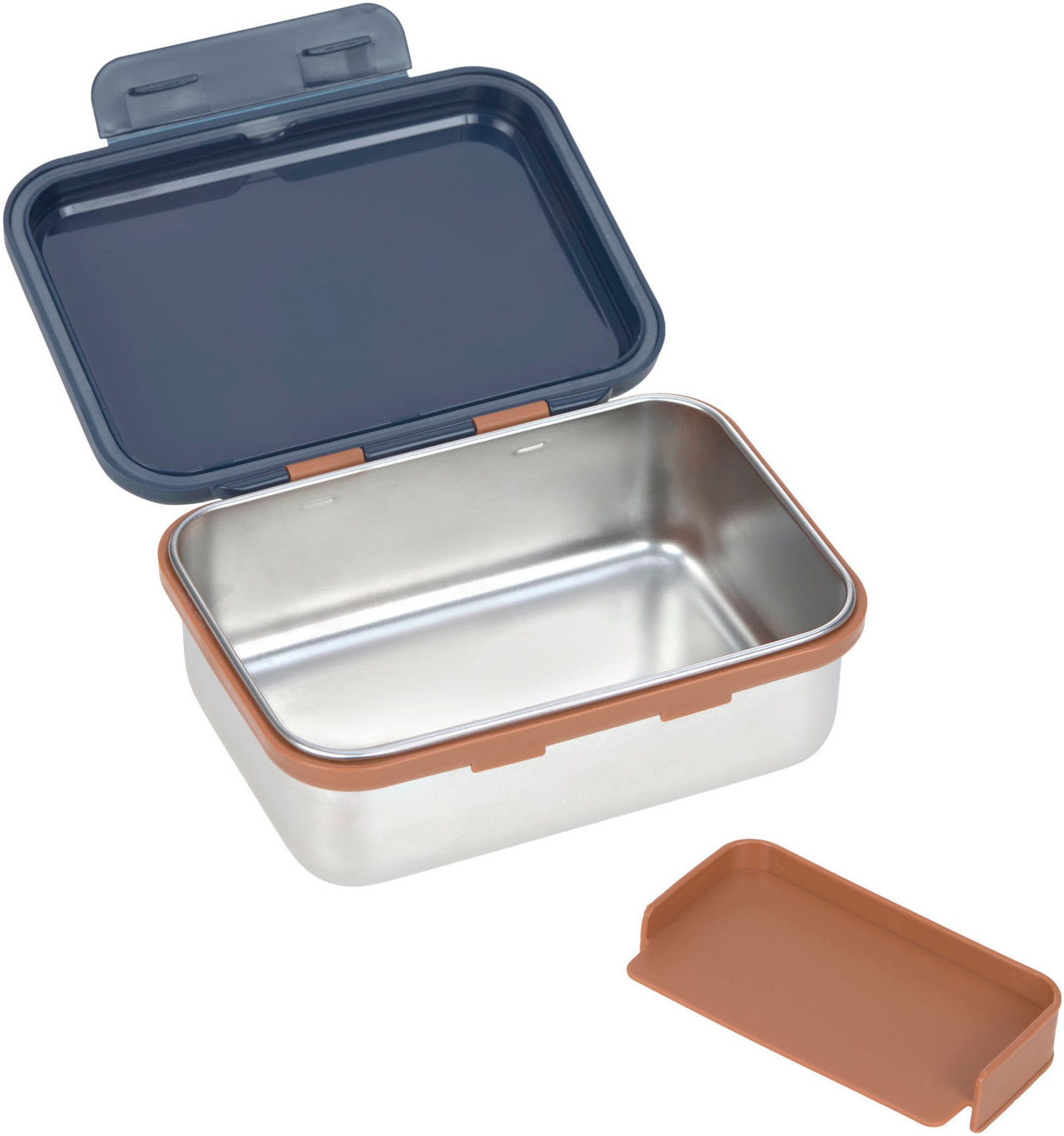 LÄSSIG Lunchbox »Little Gang, Smile navy« 1 Stk. tlg.