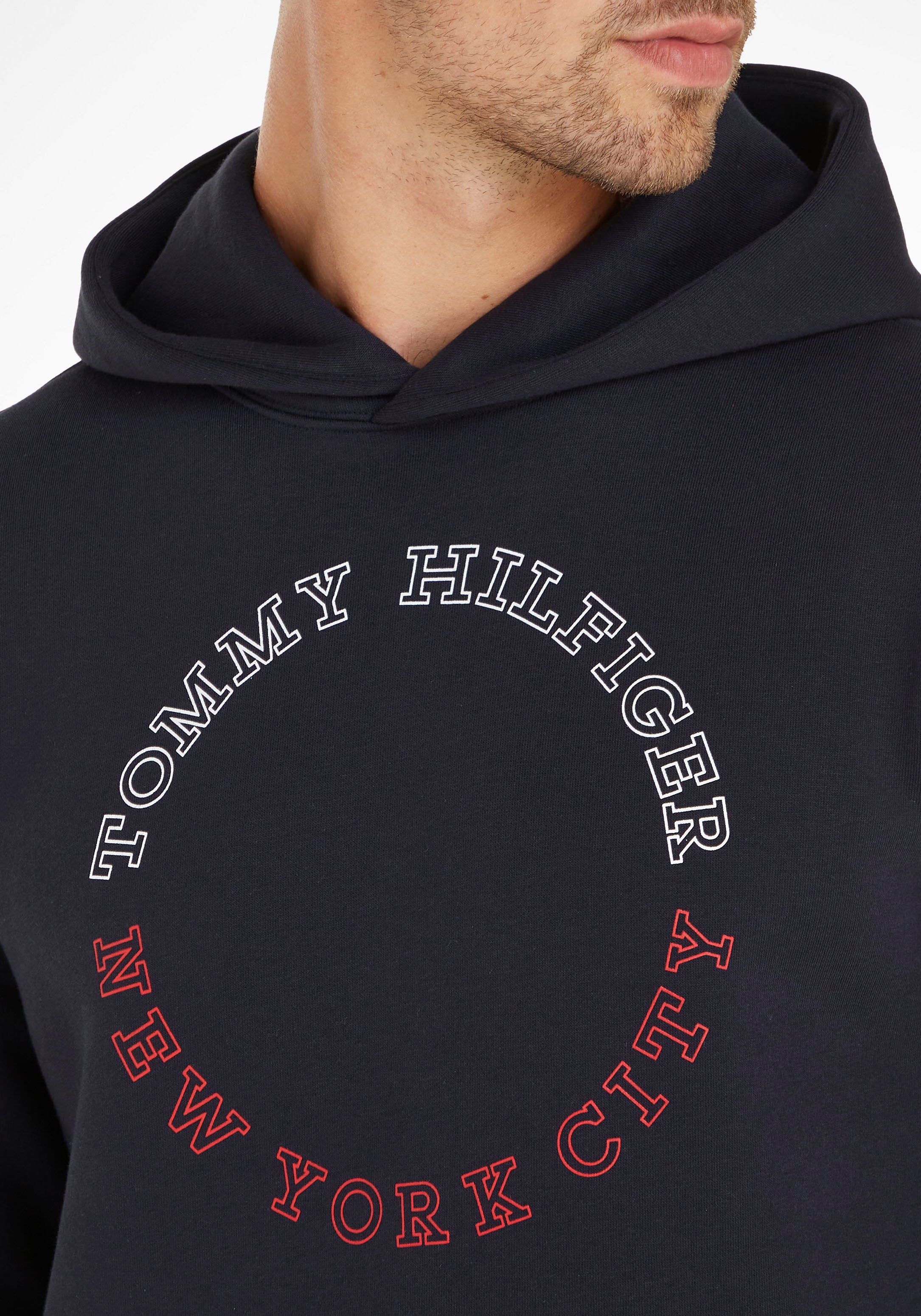 online bei Kapuzensweatshirt Tommy HOODY« bestellen ROUNDALL Hilfiger »MONOTYPE OTTO