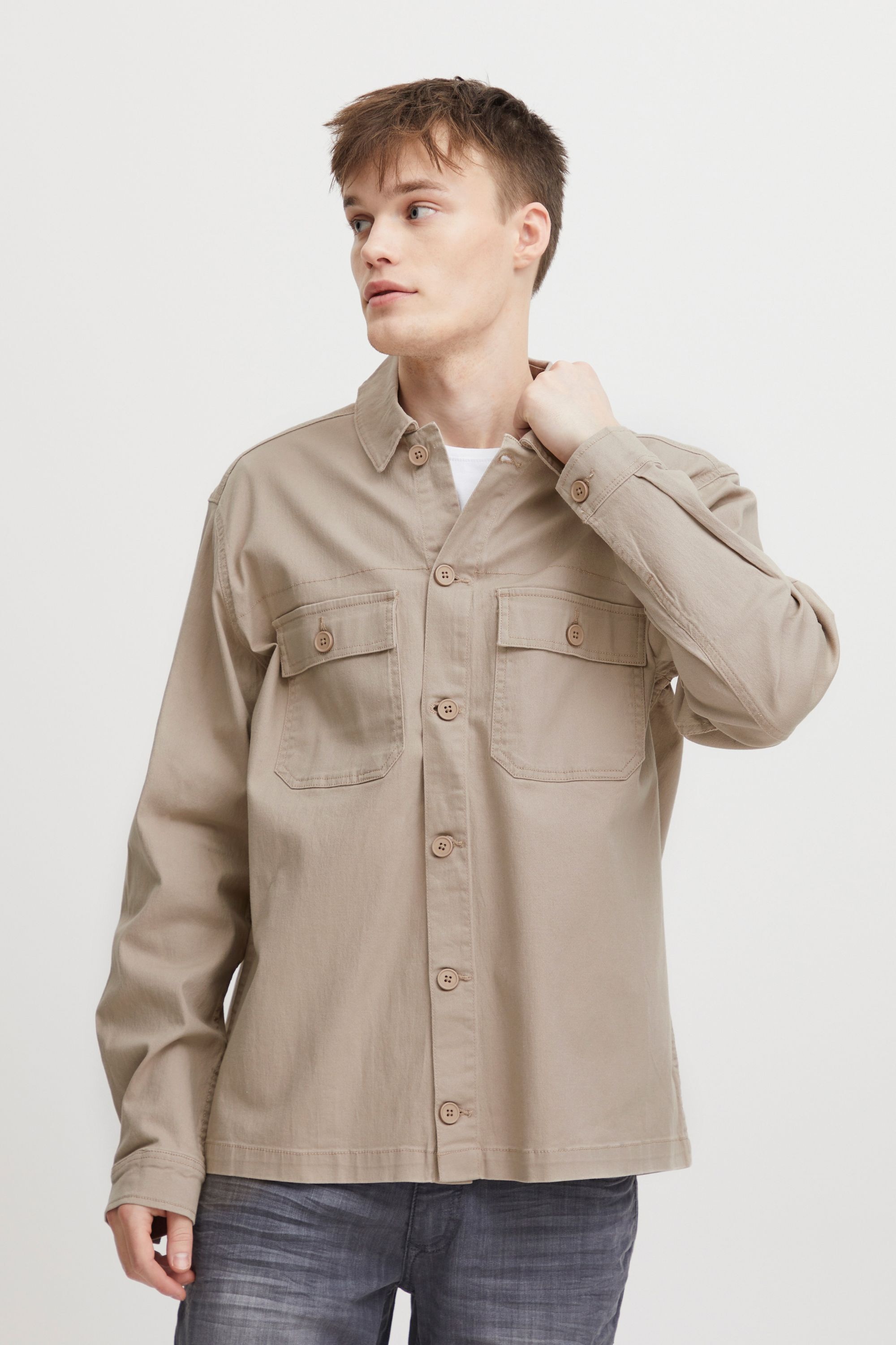 Blend Hemdjacke »Hemdjacke BHOvershirt«, ohne Kapuze