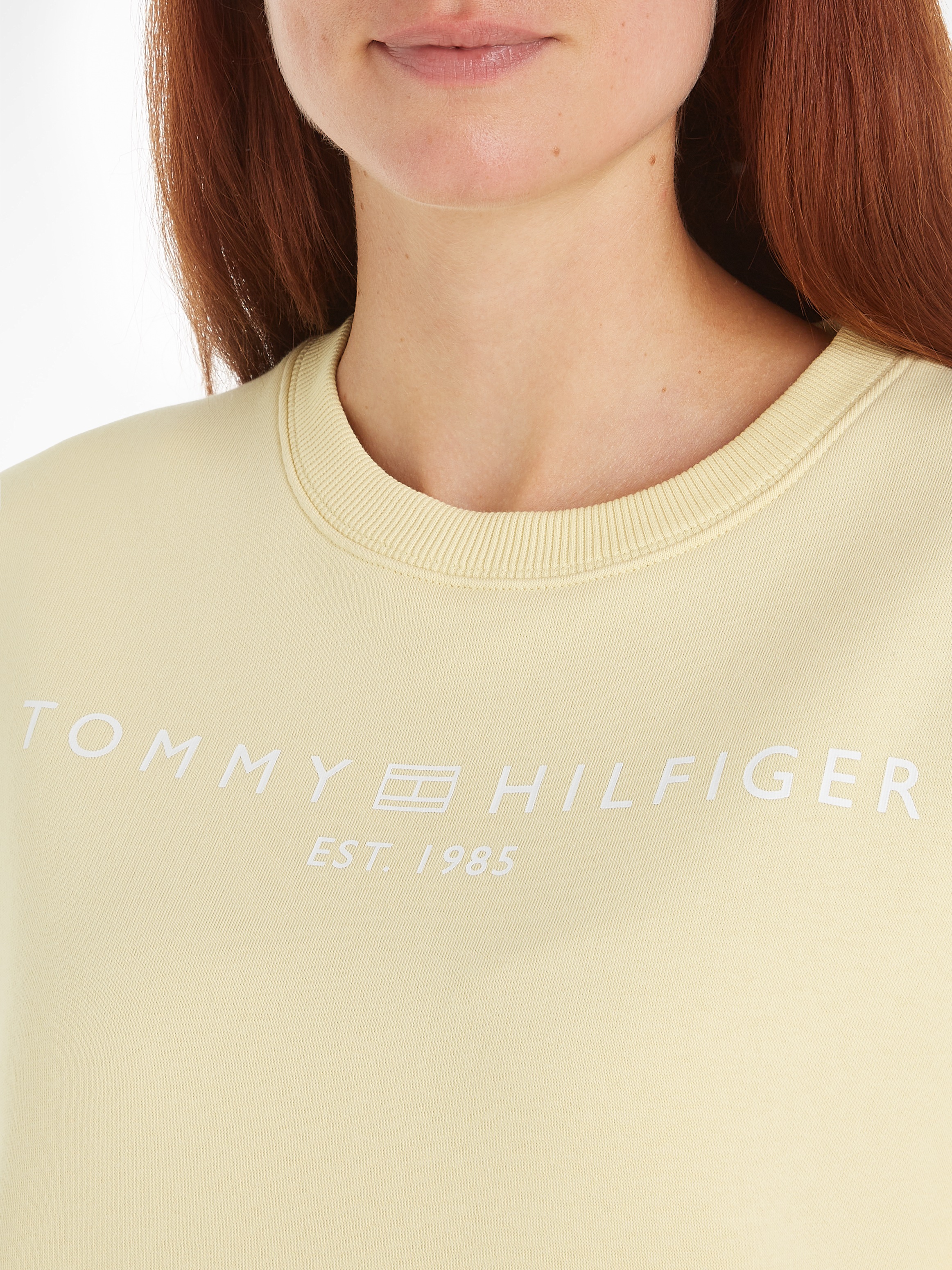 Tommy Hilfiger Sweatshirt »MDRN REG CORP LOGO C-NK SWTSHRT«, mit Logoschriftzug
