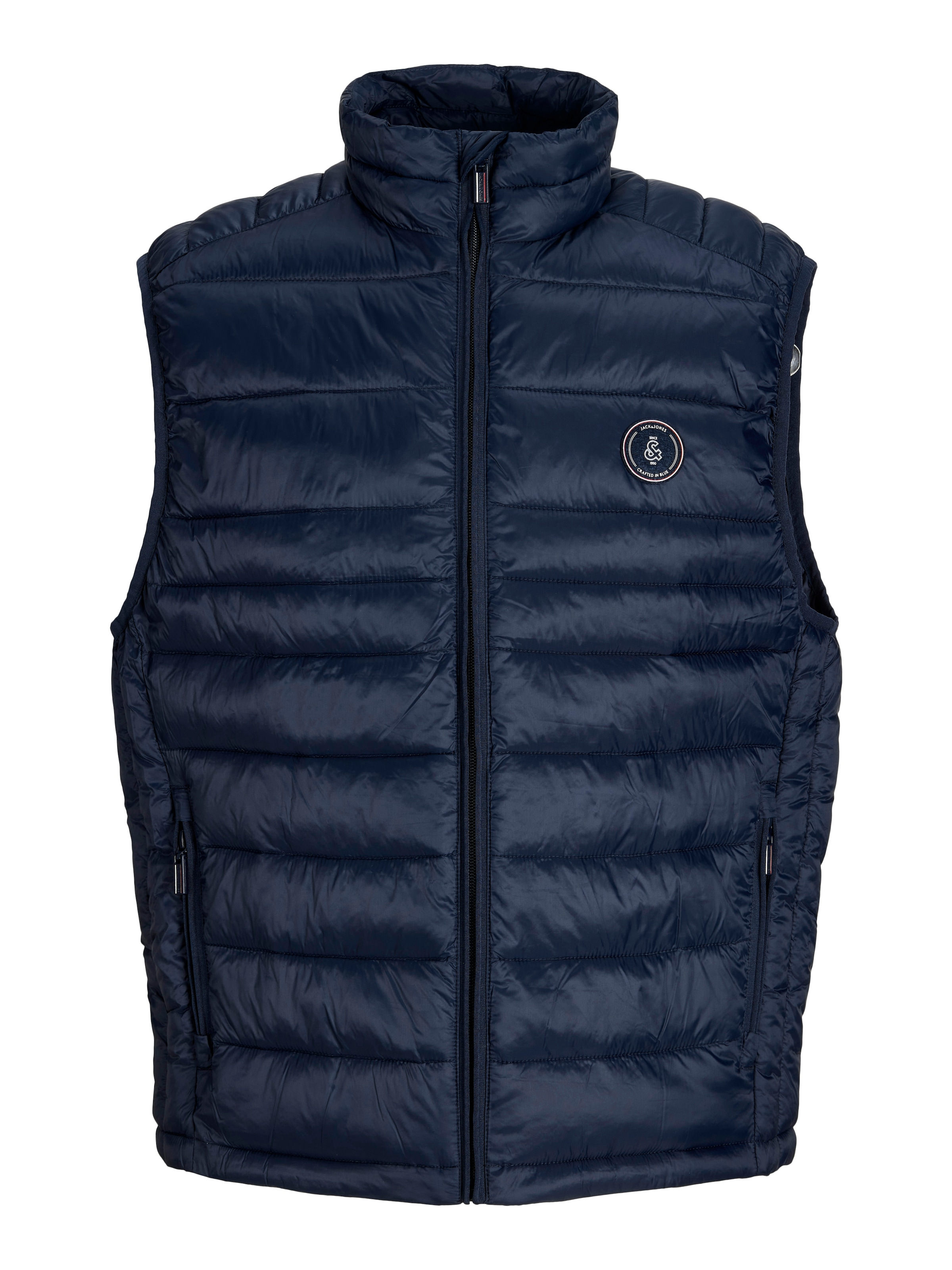 Jack & Jones Steppweste »JJEKINGSLEY LIGHT BODYWARMER COLLAR NOOS« Kunstfaser, regular fit