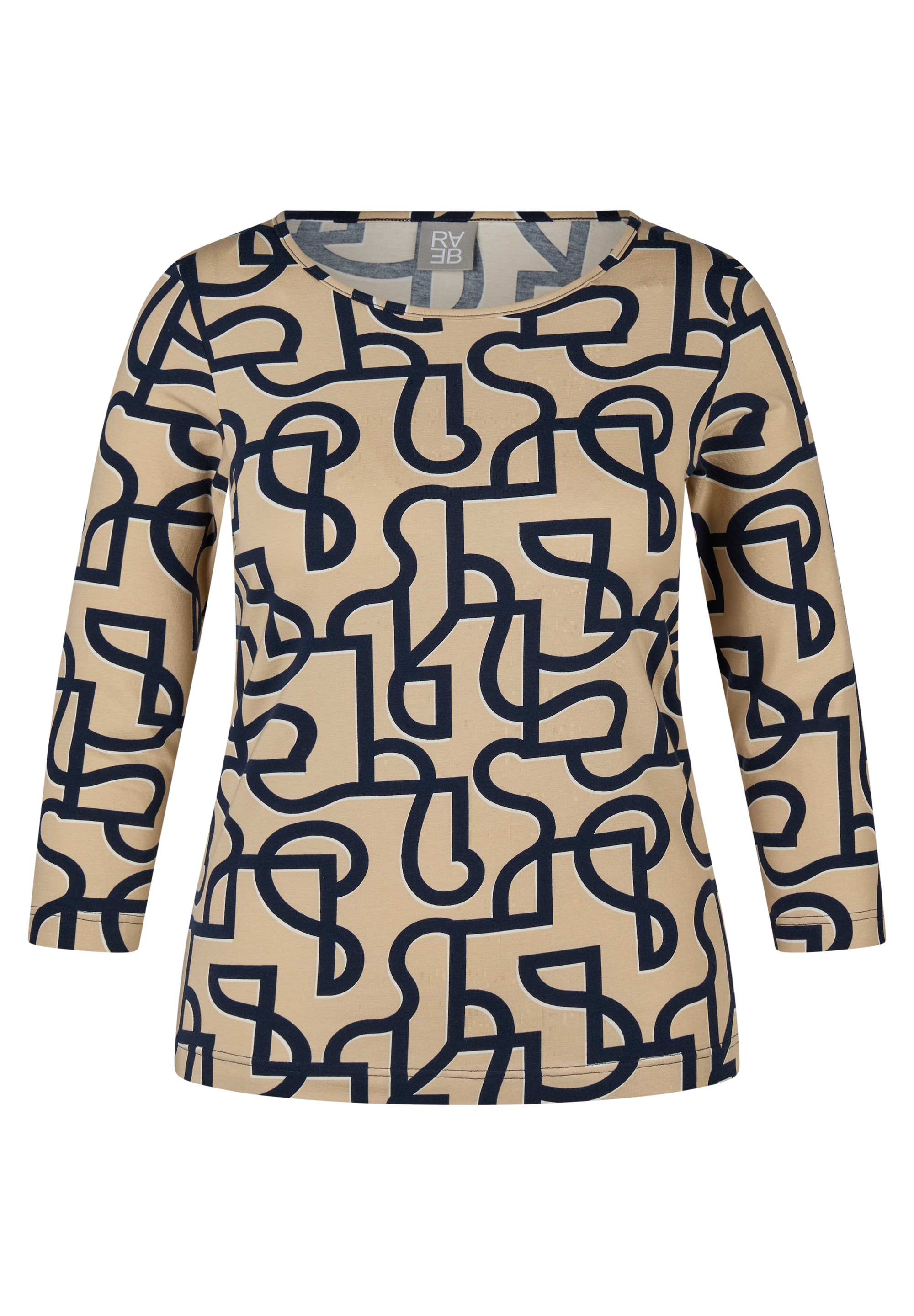 Rabe 3/4-Arm-Shirt mit Allover-Print