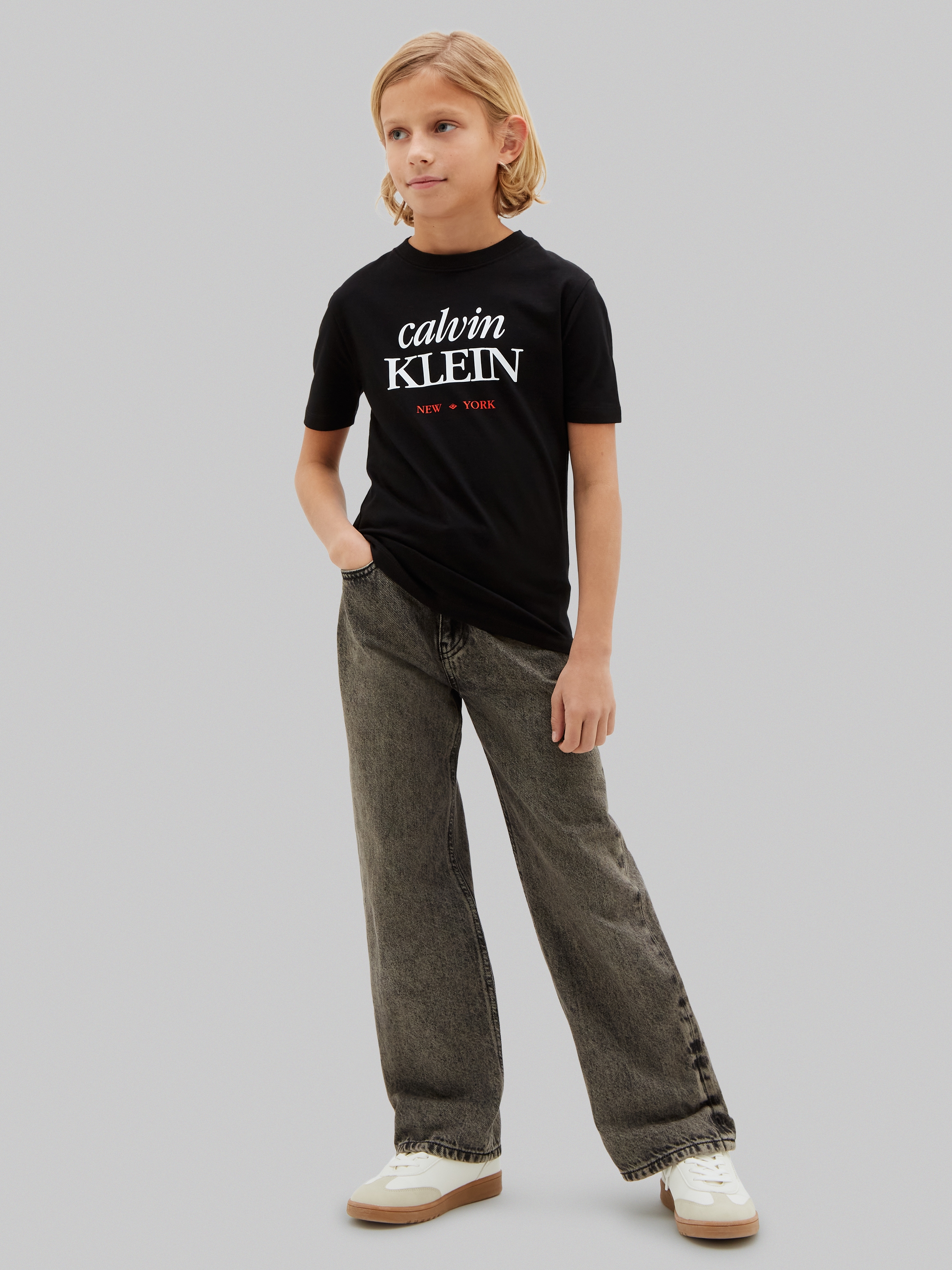 Calvin Klein Jeans T-Shirt »LOGO T-SHIRT« Regular fit für Kinder, mit Logoschriftzug