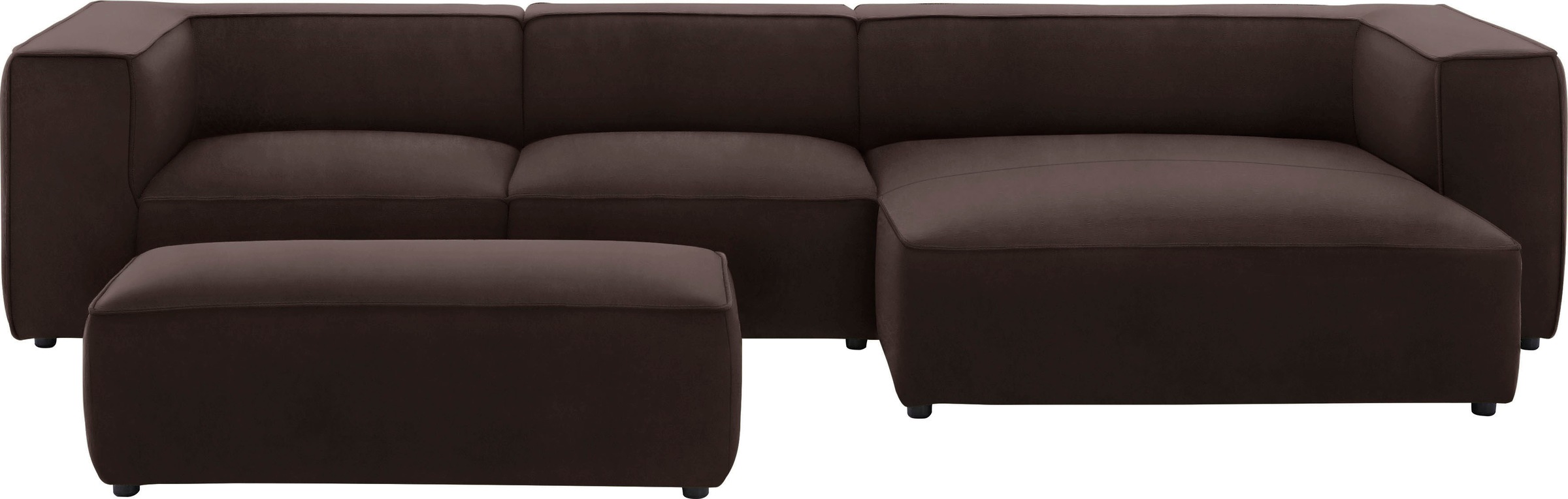 W.SCHILLIG Hocker »around-the-block«, mit eleganter Biese