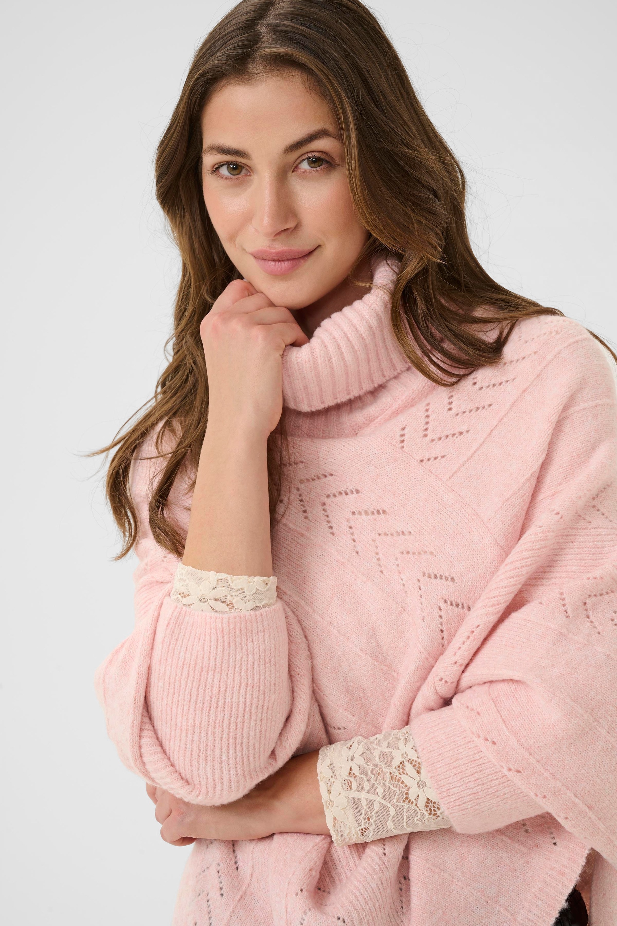 Cream Strickponcho »Poncho CRHoliday«