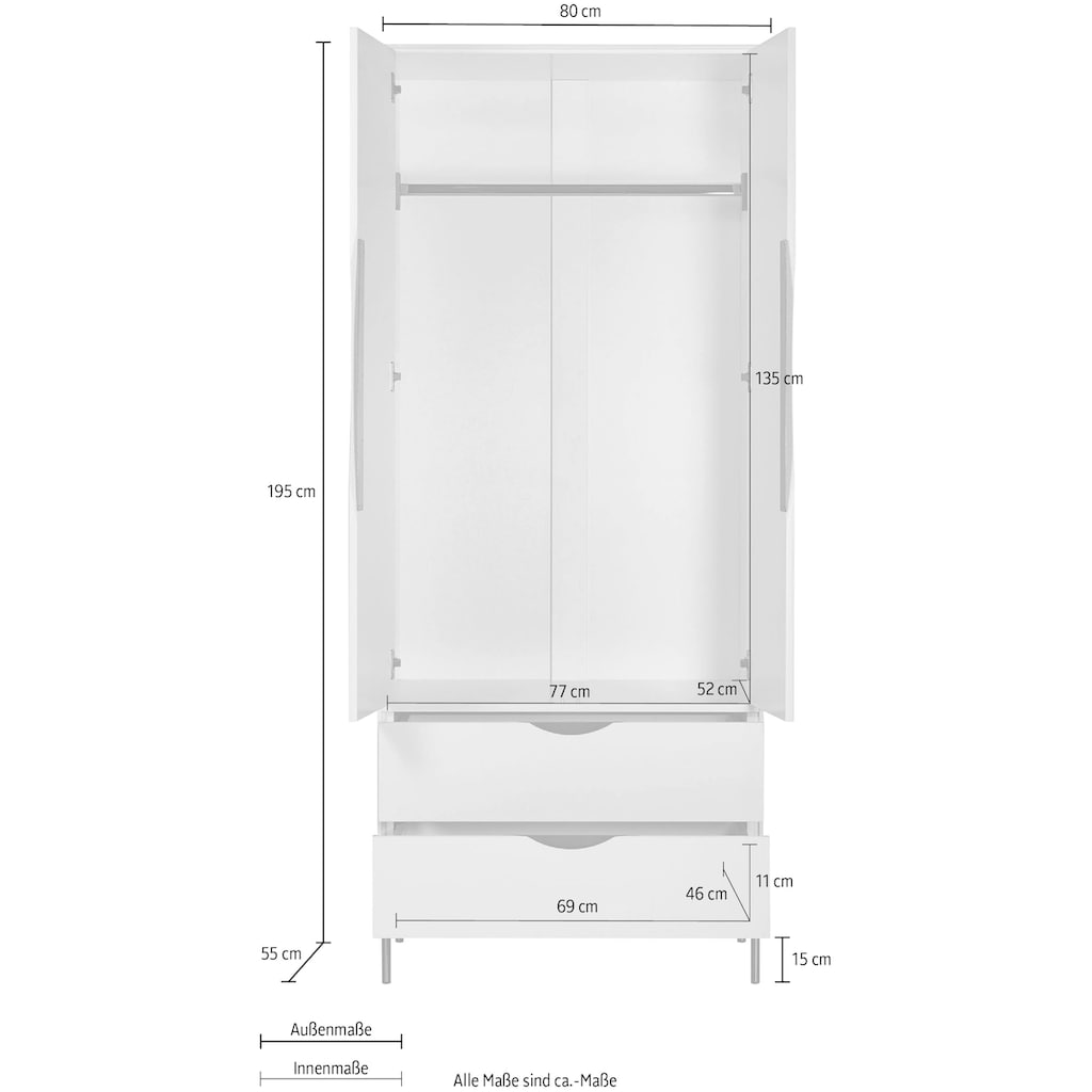 andas Kleiderschrank »KOBE«