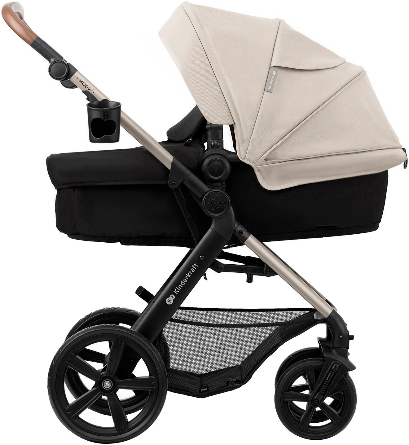 Kinderkraft Kombi-Kinderwagen »MOOV 2 3IN1«, 27 kg, mit EVA-Rädern