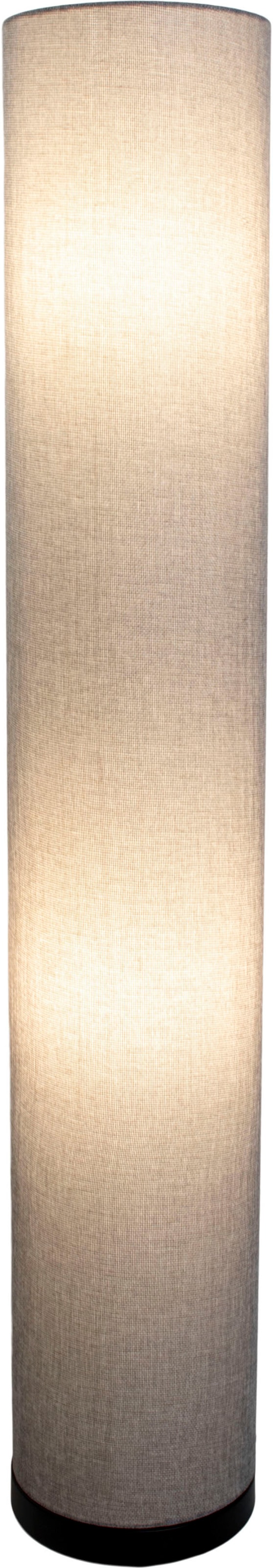 max. bei »Beate«, E27 Stehlampe Höhe: Metall/Textil, grau 110cm, flammig-flammig, 3 näve online exkl. 40W, Farbe: OTTO 3x