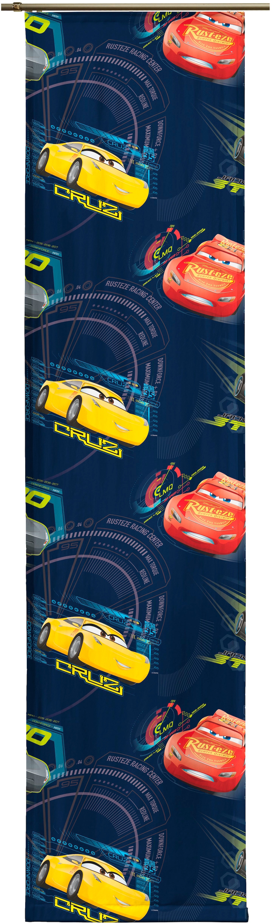 Wirth Schiebegardine »Cars Cruz« Paneelwagen 1 Stk. tlg. Walt Disney