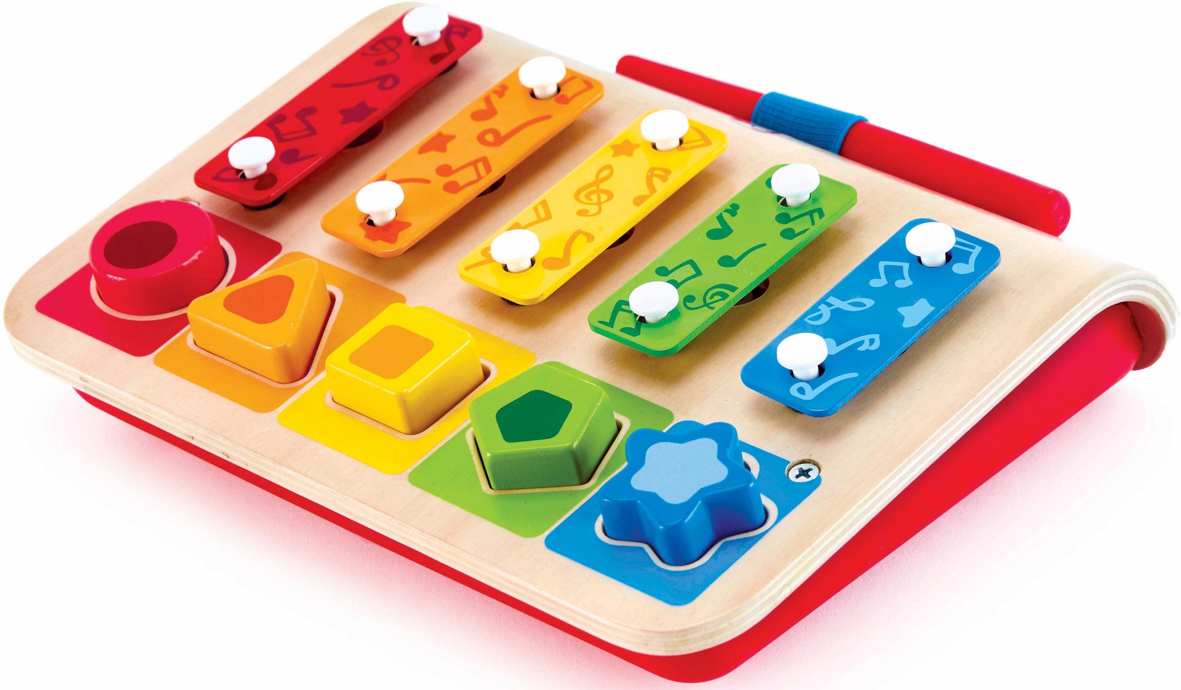 Hape Spielzeug-Musikinstrument »Xylophon-Piano«, inklusive Steckspiel