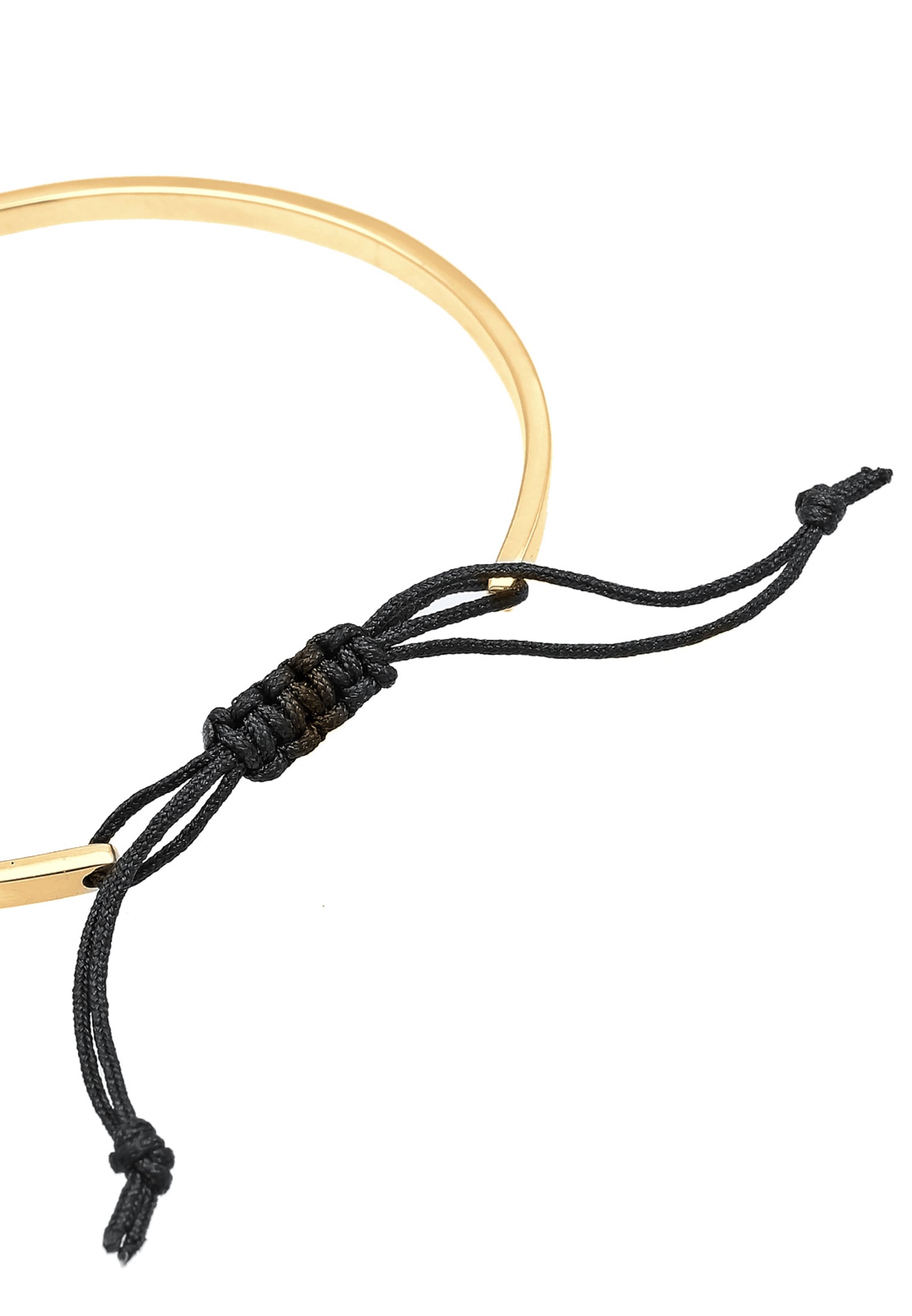 Elli Armkette »Armband Armreif Geo Basic Matt Verstellbar 925 Silber«
