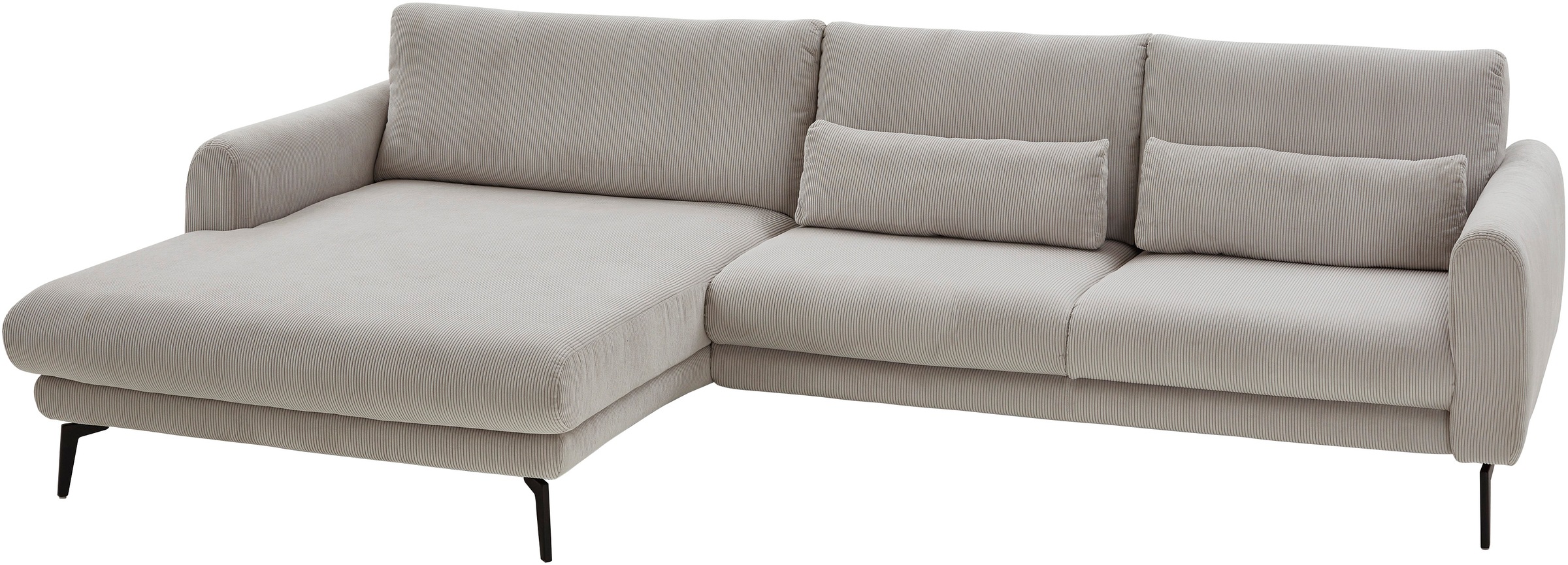 Die PlanBar Ecksofa »MP-IN23147 L-Form«, (2 St.), Kaltschaumpolsterung, softer Sitz & verstellbare Kopfstützen