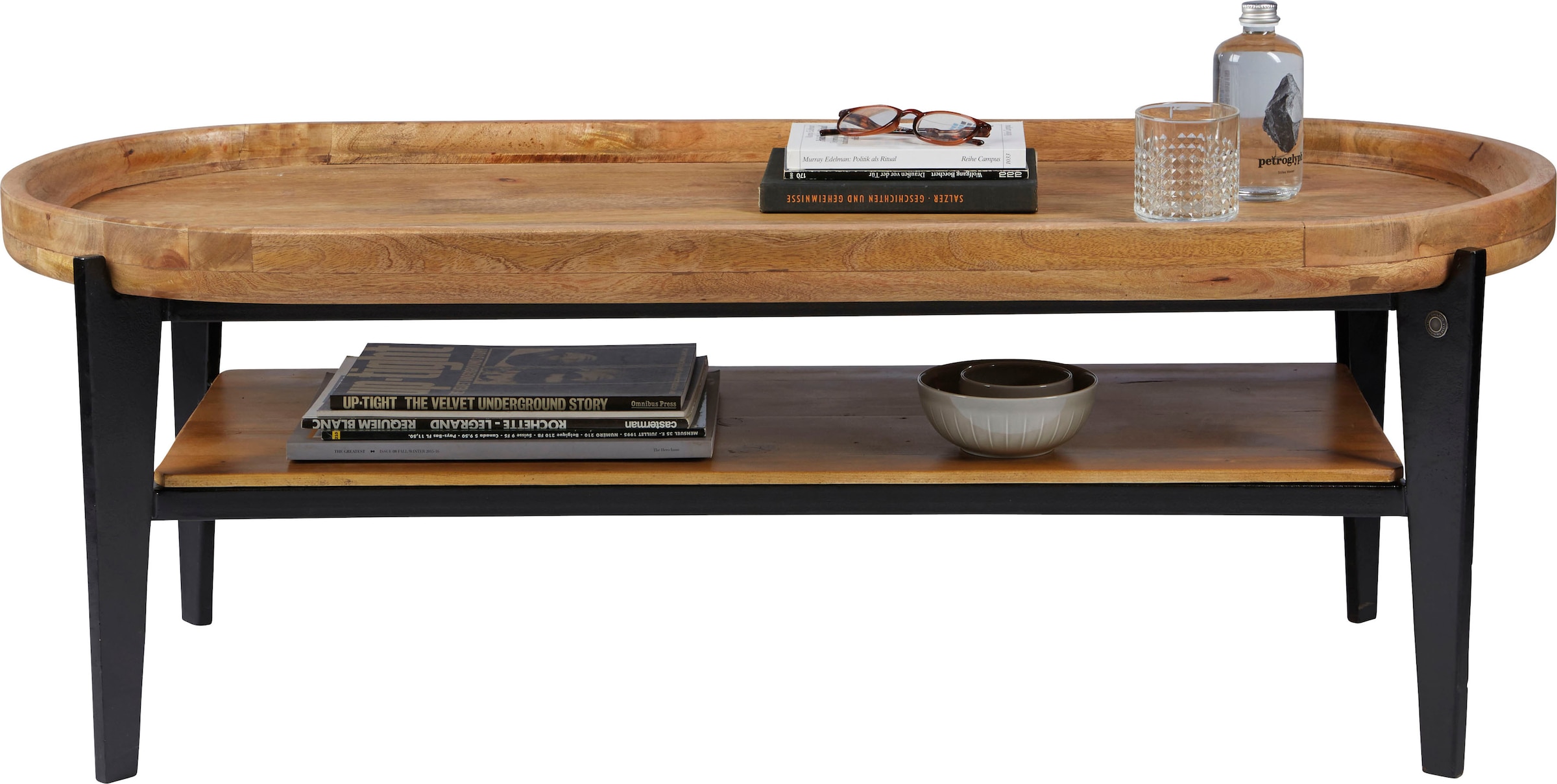 TOM TAILOR HOME Couchtisch »T-TRAY TABLE LONG«, mit Ablage und abnehmbarem Tablett