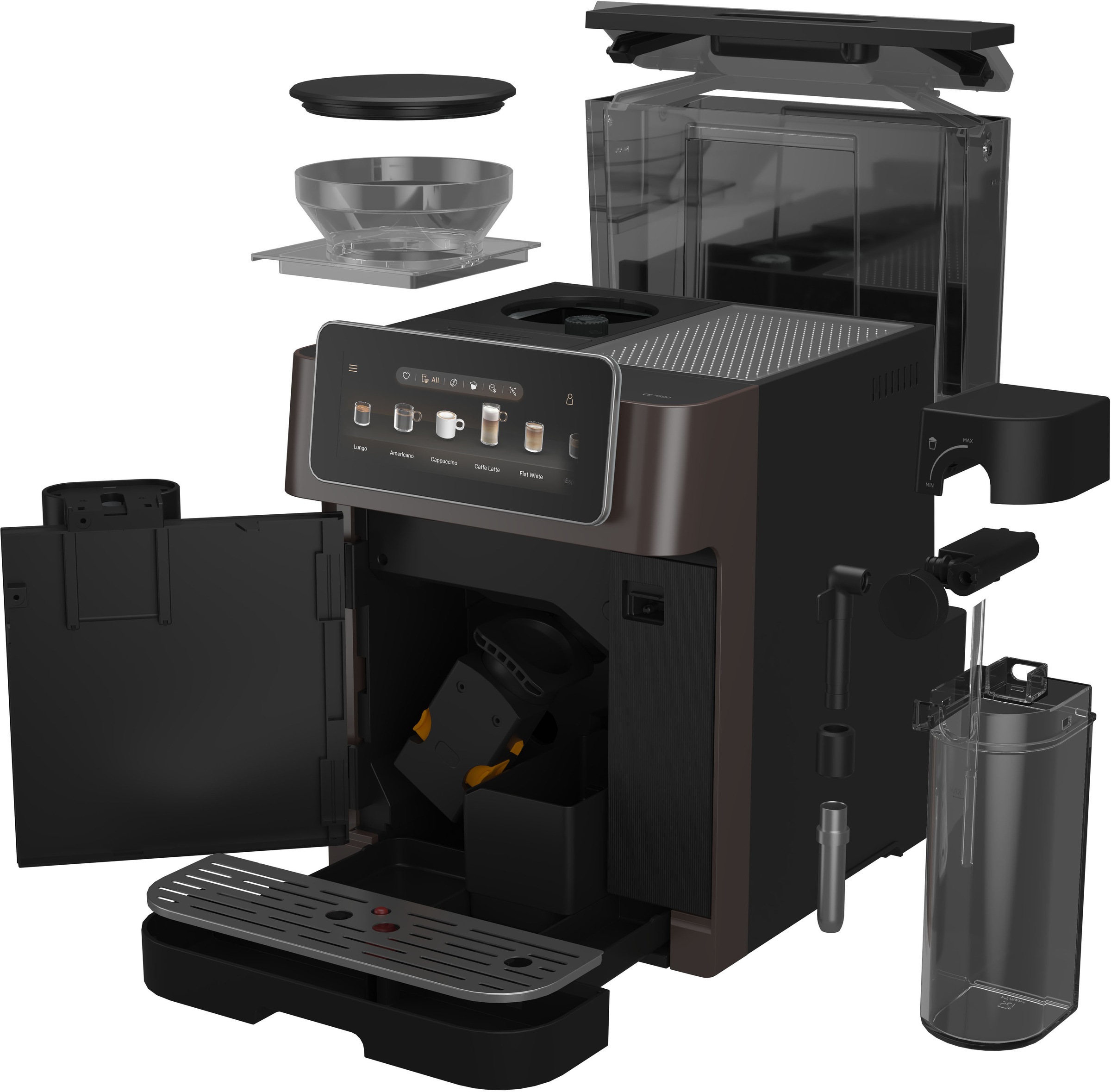 Grundig Kaffeevollautomat »KVA 9230« Premium Kaffeevollautomat mit App, 50+ Getränke & CreamyPro™