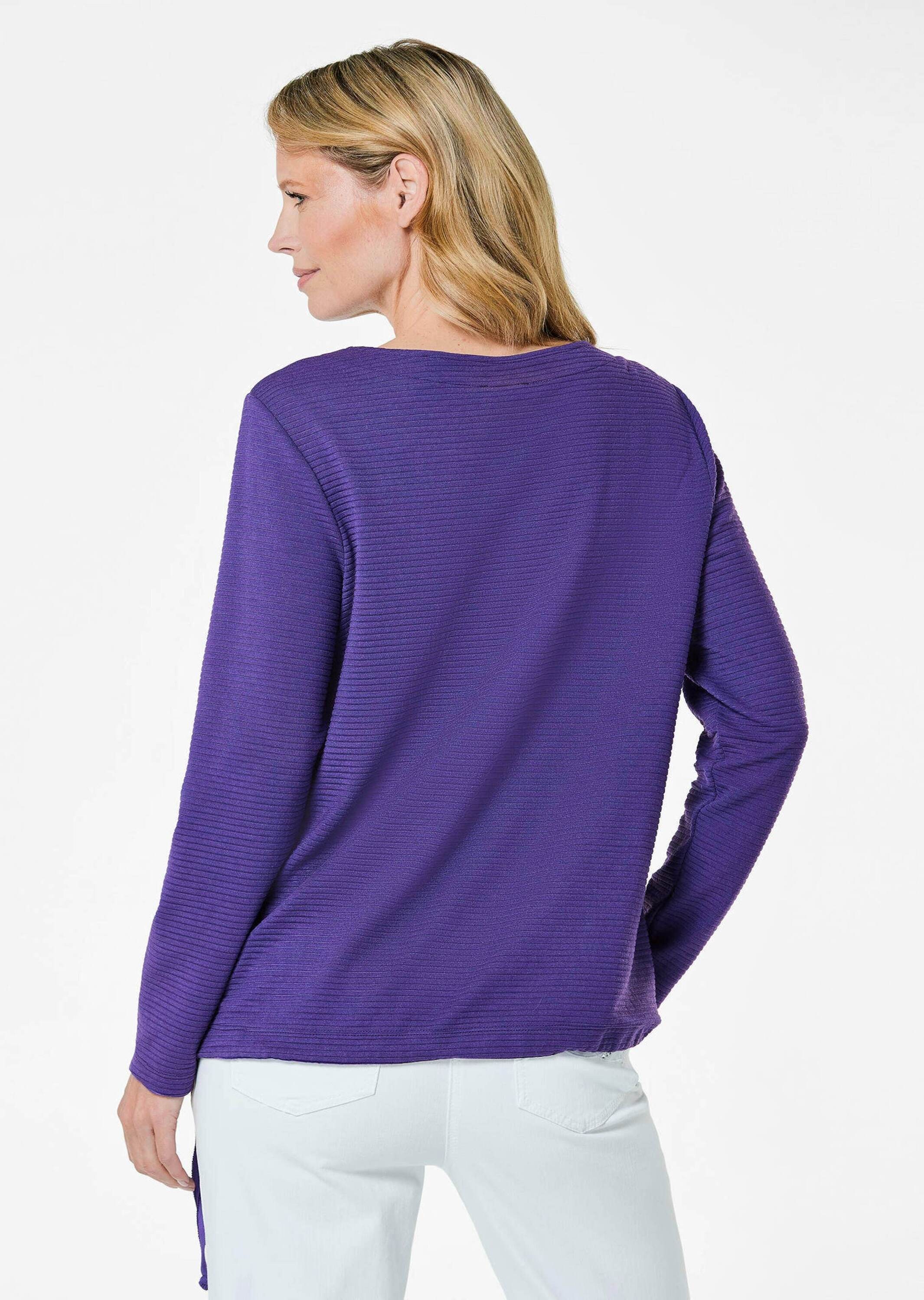 GOLDNER Kurzarmshirt »Kurzgröße Sweatshirt«