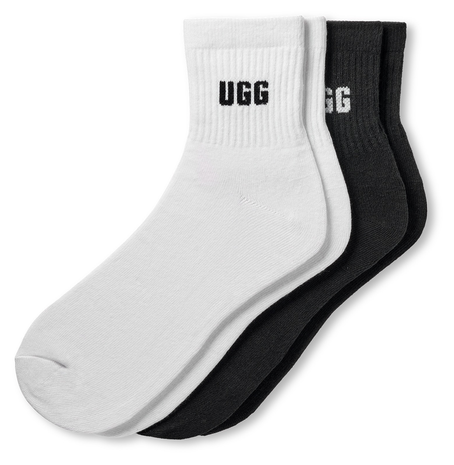 UGG Socken »QUINLIN LOGO QUARTER« 2 Paar tlg. Strümpfe mit UGG-Markenlogo