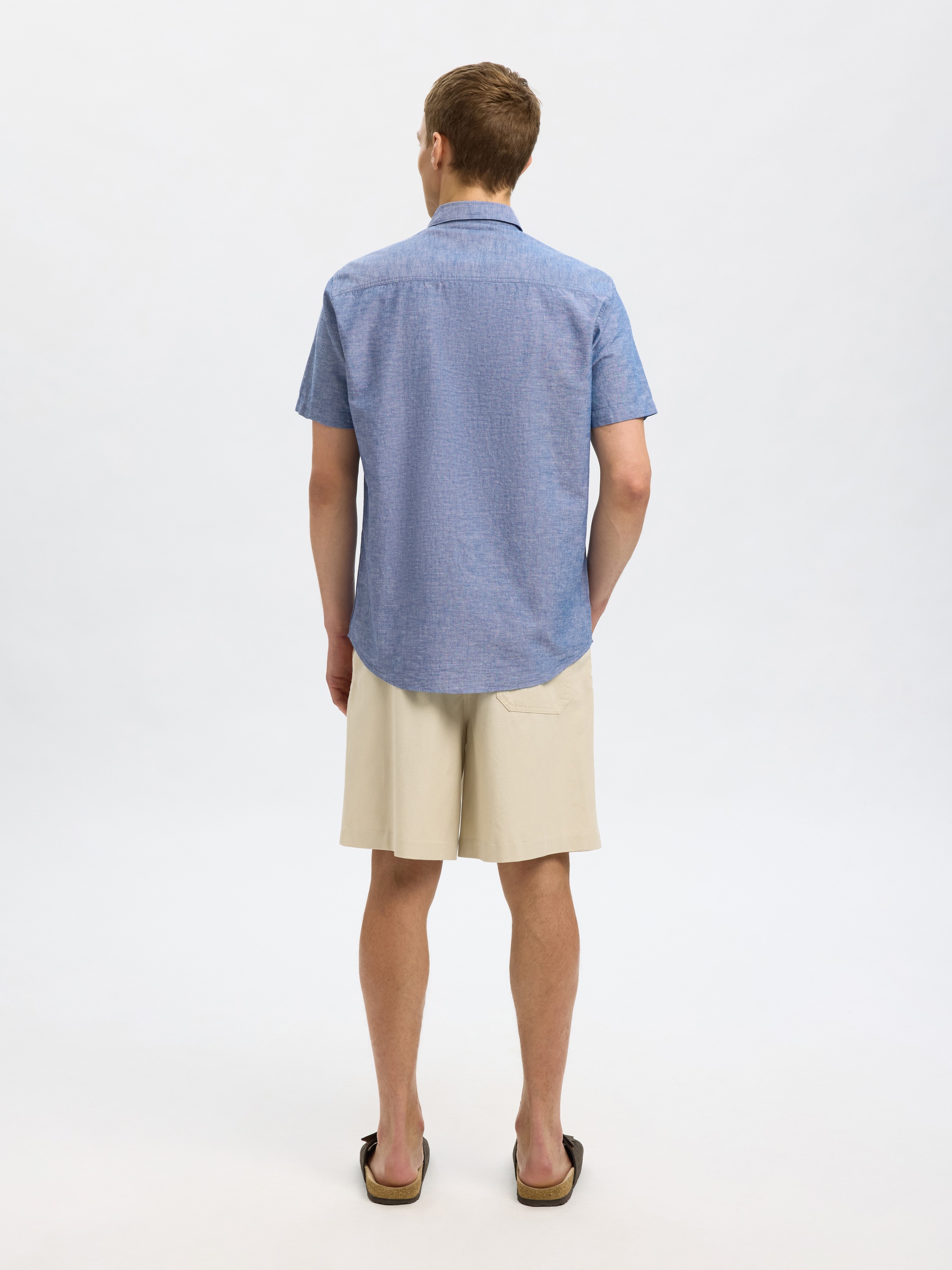 SELECTED HOMME Kurzarmhemd »SLHREG-SUN SHIRT SS NOOS«