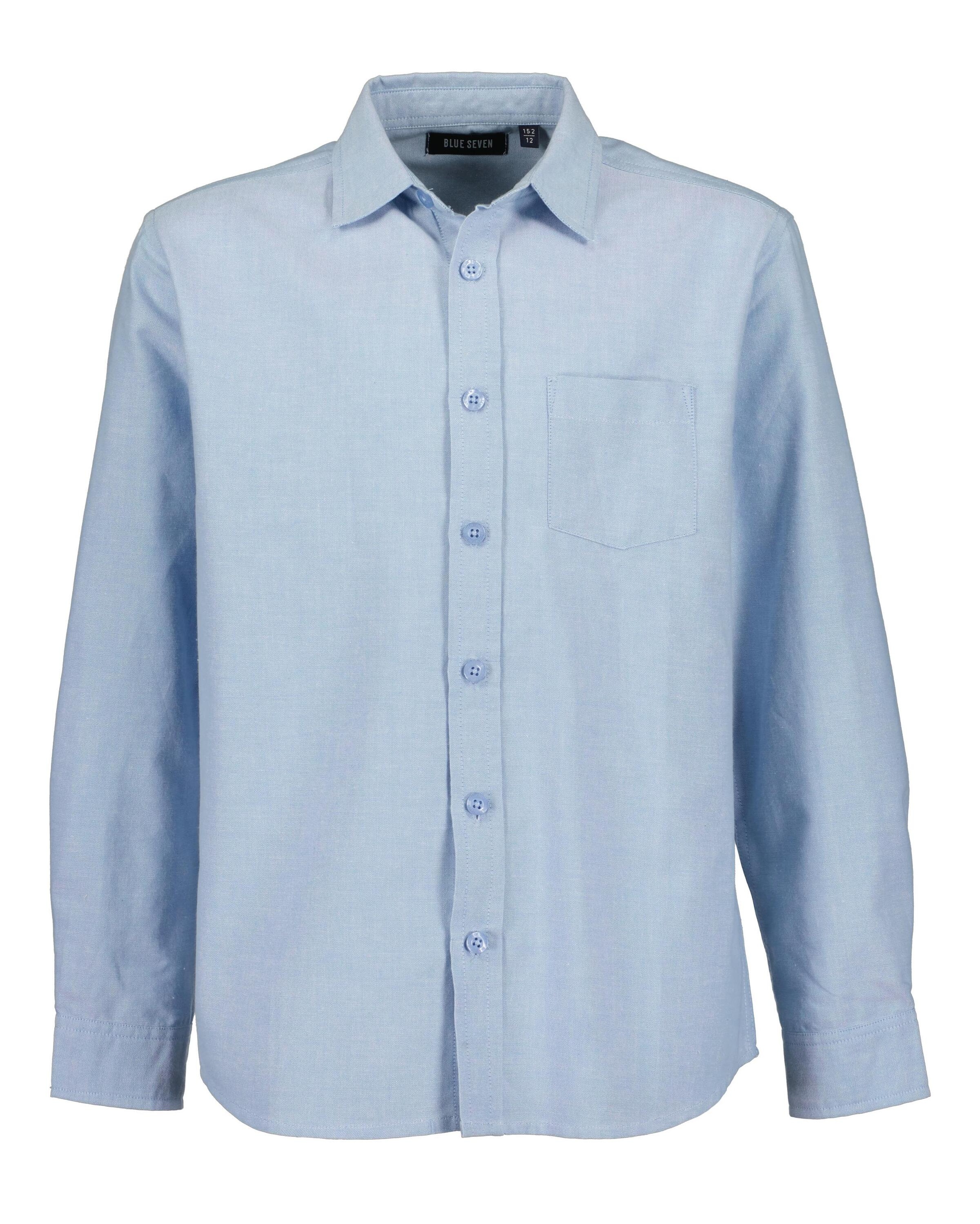 Blue Seven Langarmhemd »Hemd URBAN« 1 Stk. tlg. in blau, Größe 164