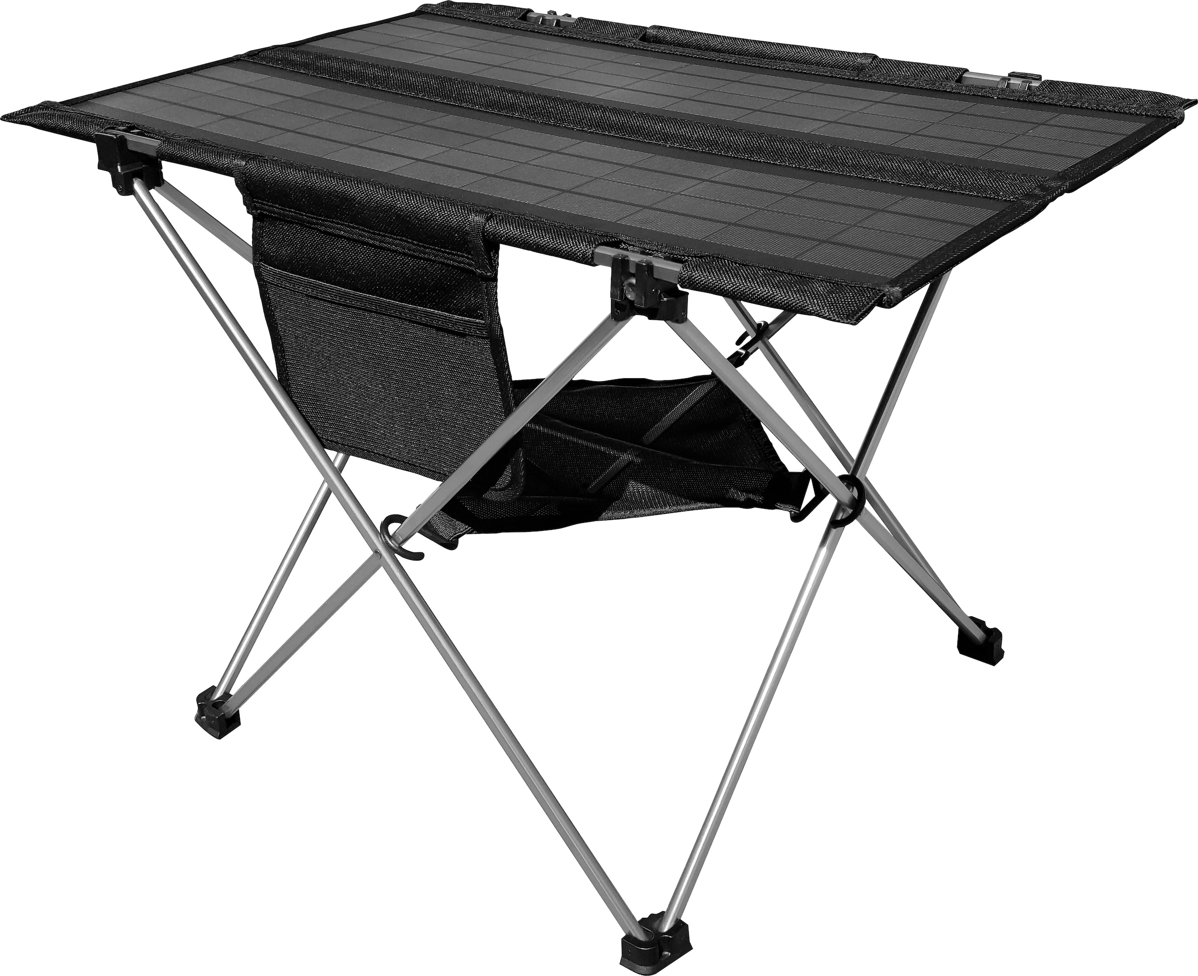 Solartisch »TX-252«, faltbarer Solar-Campingtisch, 60 W