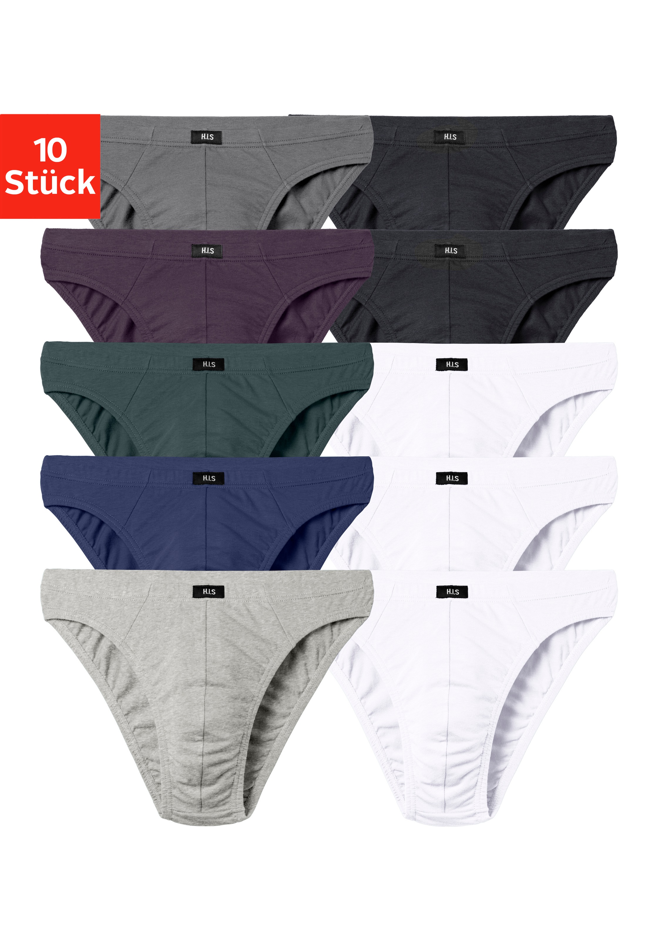 H.I.S Herren Slip »Herren Minislip« Packung in bunt, Größe 4S