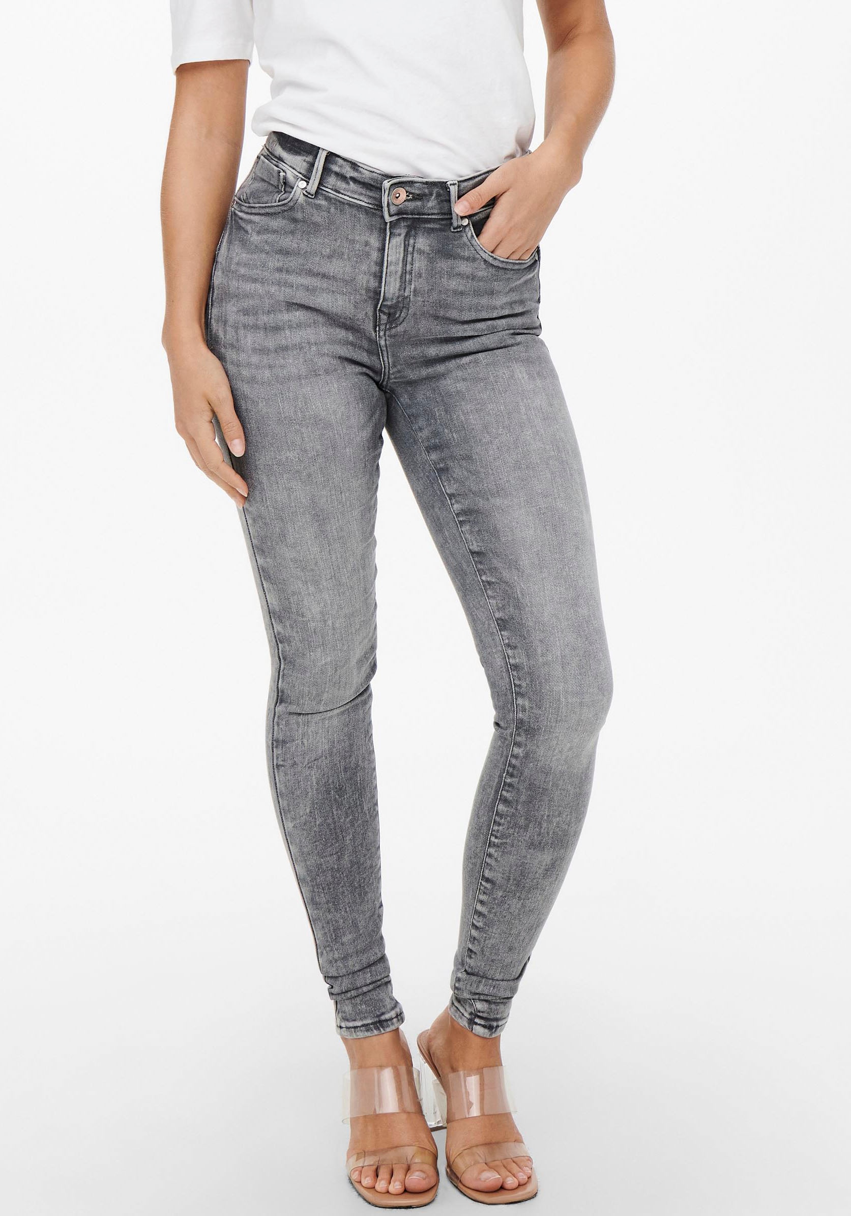 ONLY Skinny-fit-Jeans »ONLPOWER MID PUSH UP SK AZG937« bestellen bei OTTO