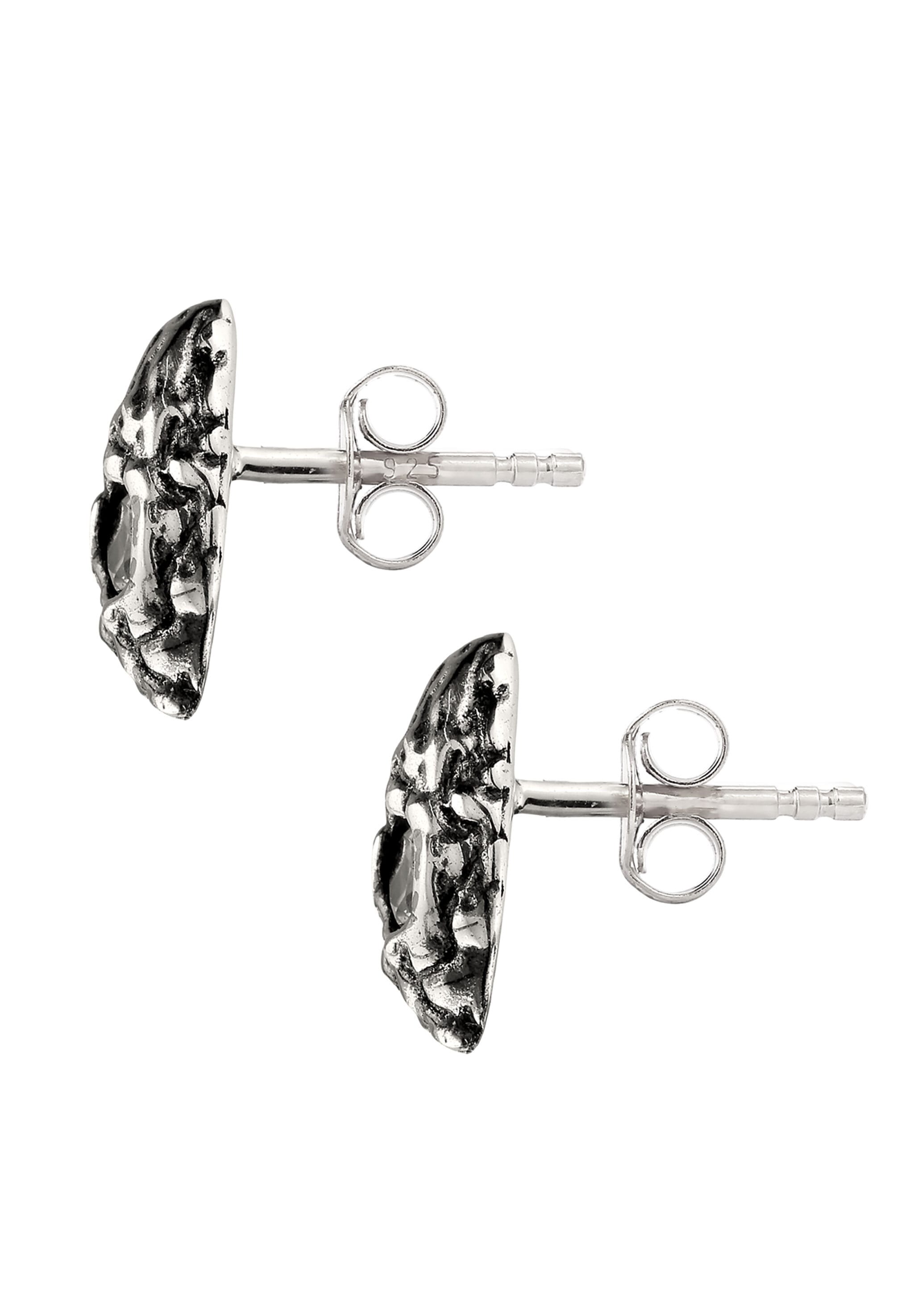 HAZE & GLORY Paar Ohrstecker »Ohrringe Ohrstecker Topas Weiß 925 Sterling Silber«