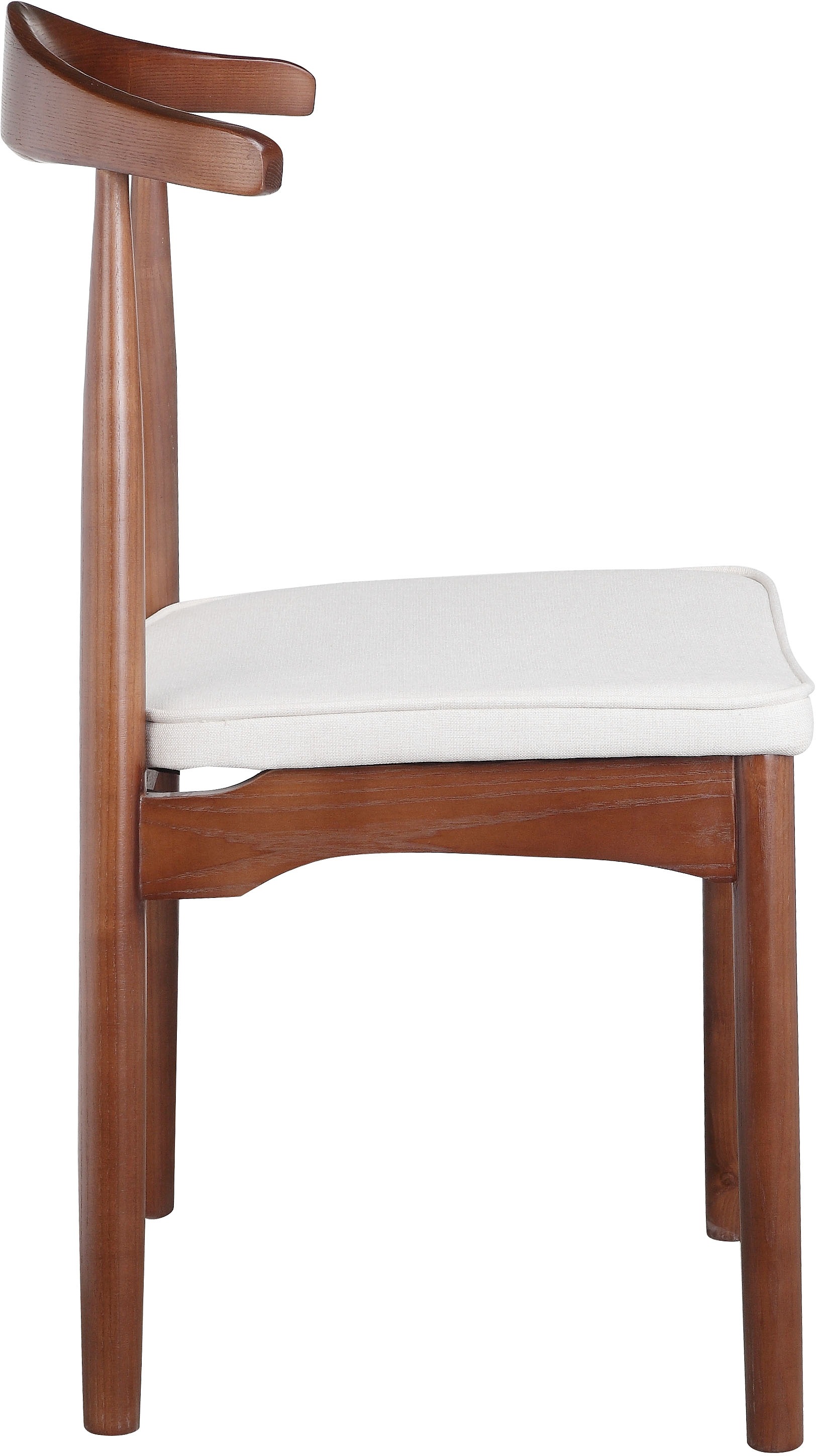 LeGer Home by Lena Gercke Esszimmerstuhl »Rianne«, (Set), 2 St., Gestellrahmen aus massivem Eschenholz, Sitzfläche mit Webstoffkissen