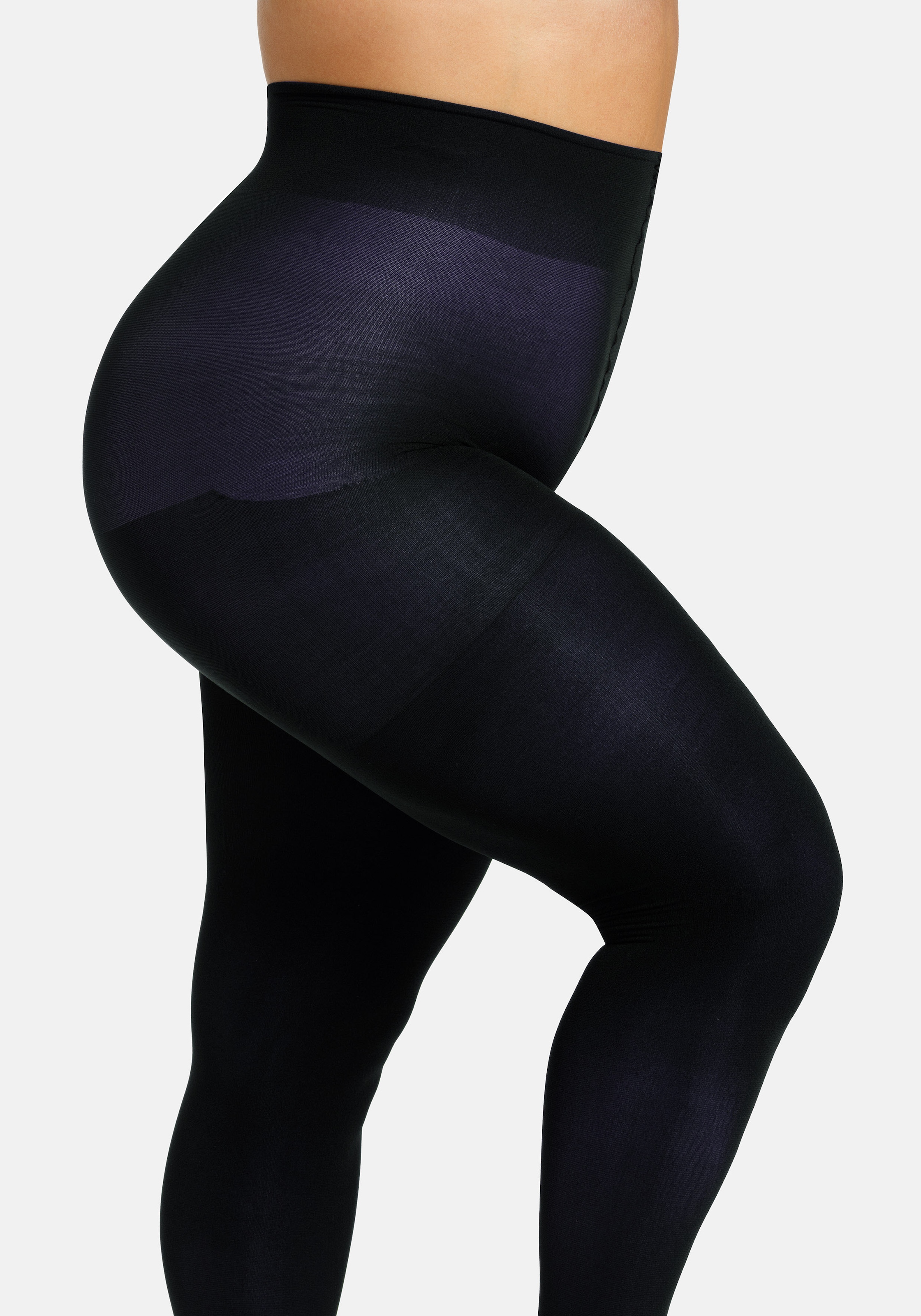 Camano Feinstrumpfhose »fine curvy«, mit großen Größen