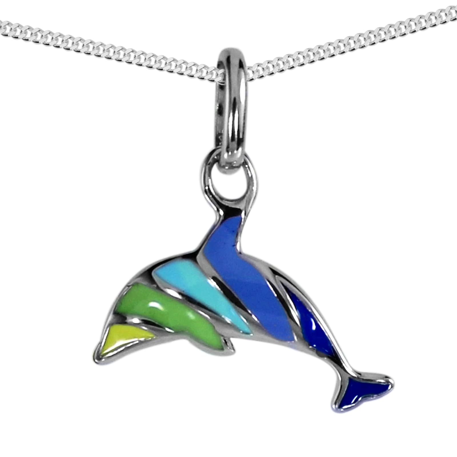 OSTSEE-SCHMUCK Kette und Anhänger Set »- Delfin - Silber 925/000 -,«