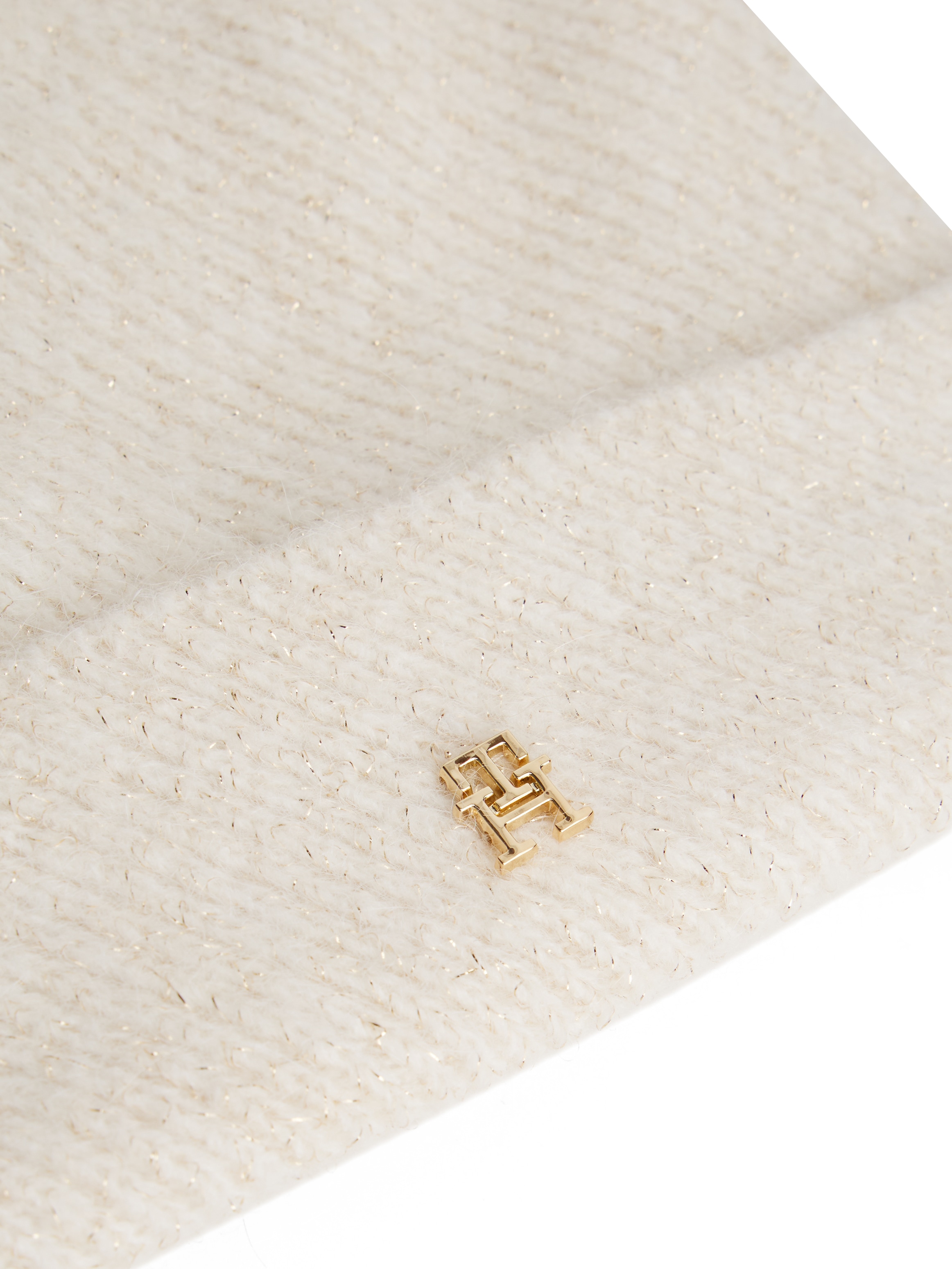 Tommy Hilfiger Bommelmütze »TH POM POM BEANIE LUREX«, Regular fit