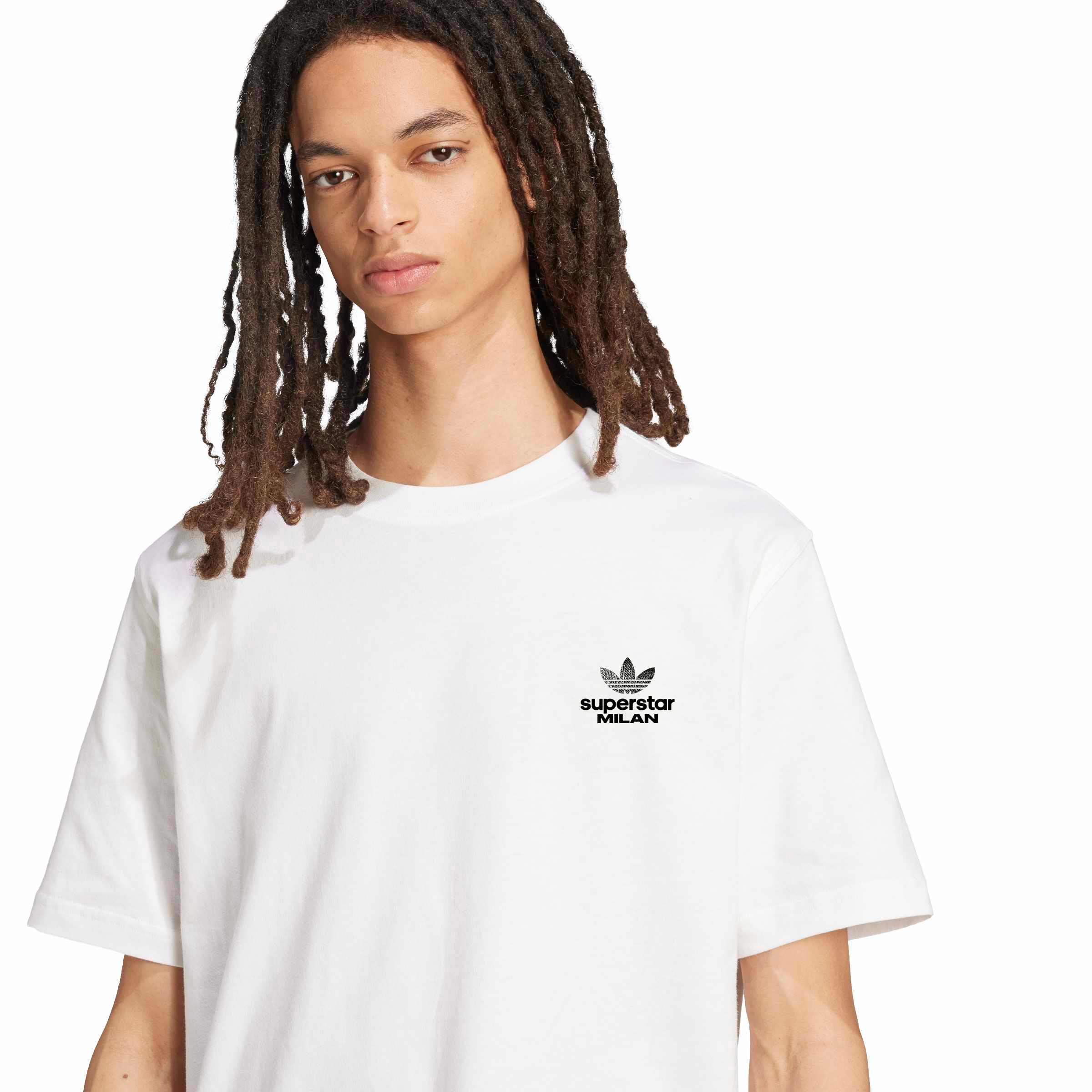 adidas Originals T-Shirt »MILAN SST GFX T« für Erwachsene, mit Rundhalsausschnitt, Kurzarmdesign