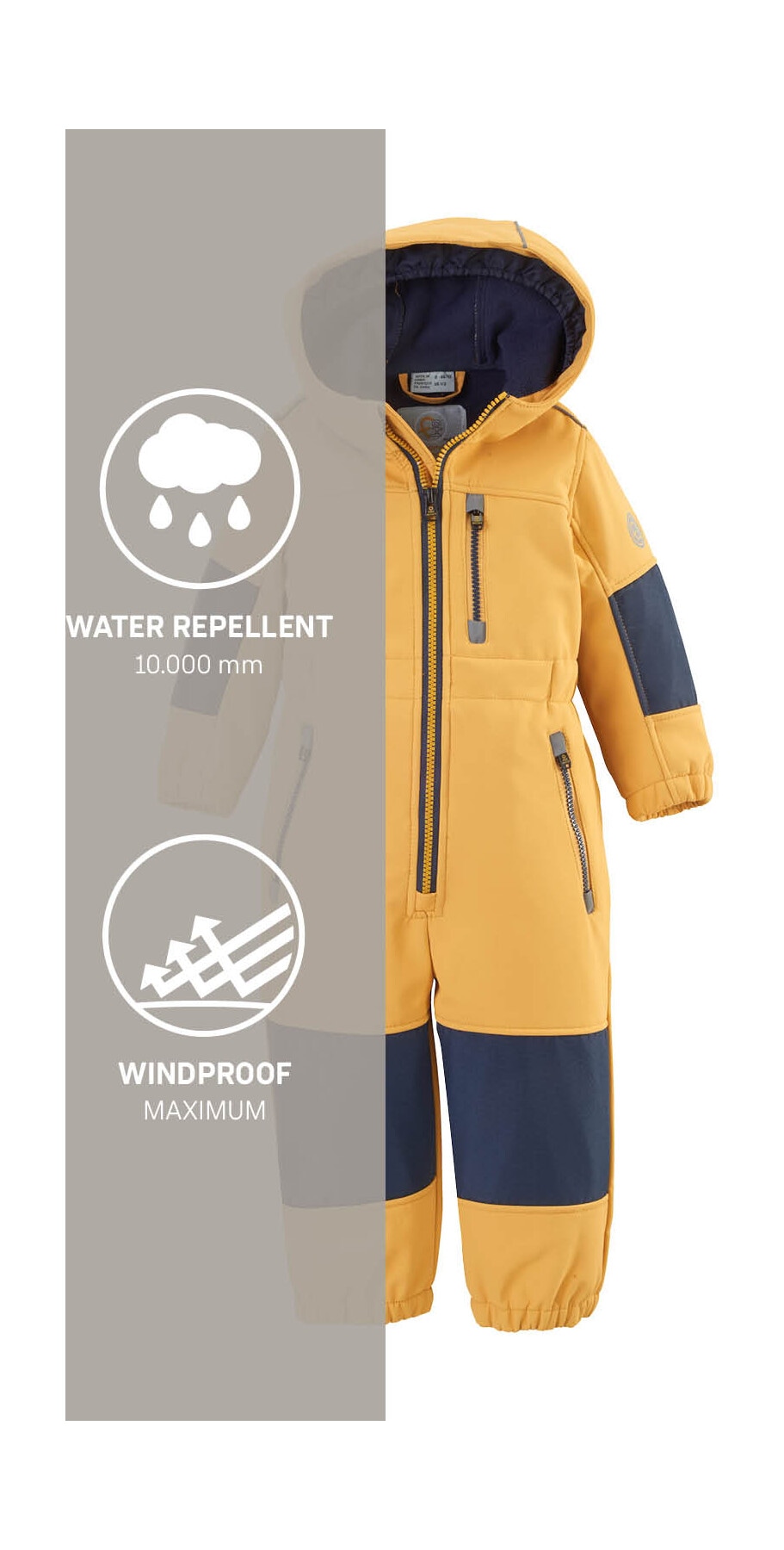 first instinct by killtec Overall »FIOW 35 MNS ONPC« Softshellanzug mit Fleece Innen, wasserabweisend, winddicht