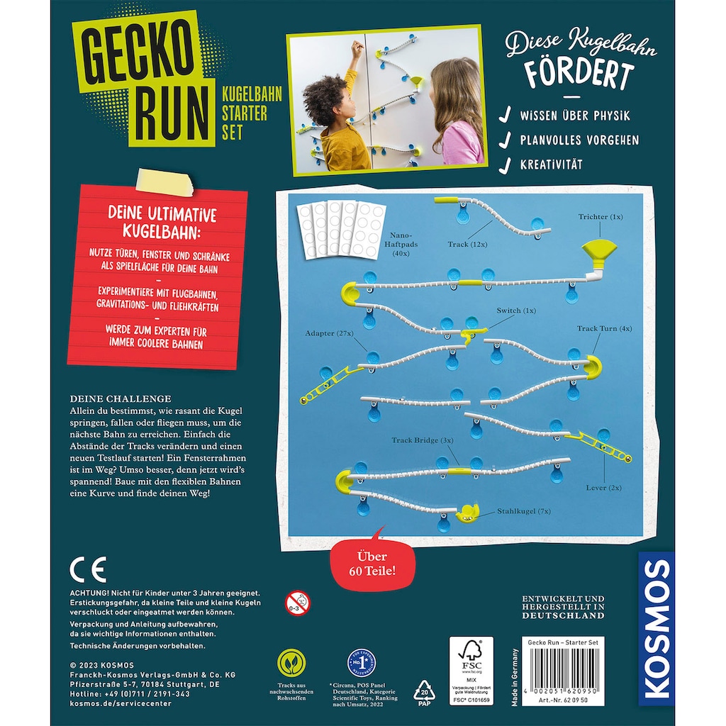 Kosmos Kugelbahn »Gecko Run - Starter Set«