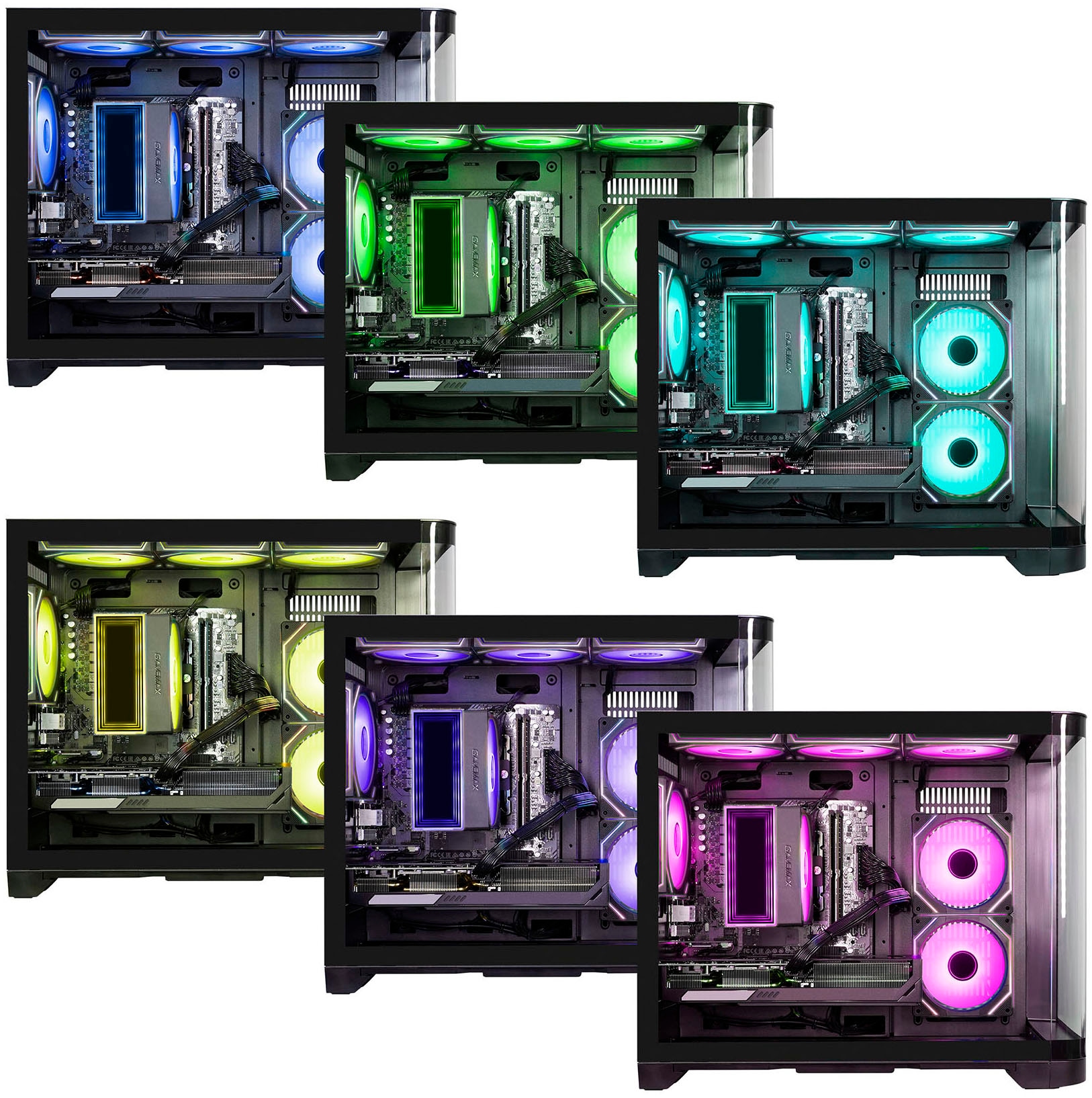 GAMEMAX Gaming-PC »HYPE-M BK 8197 AMD Ryzen 7 9700X 32GB DDR5 1TB SSD RX 9070 XT« Windows 11, DDR5 RAM