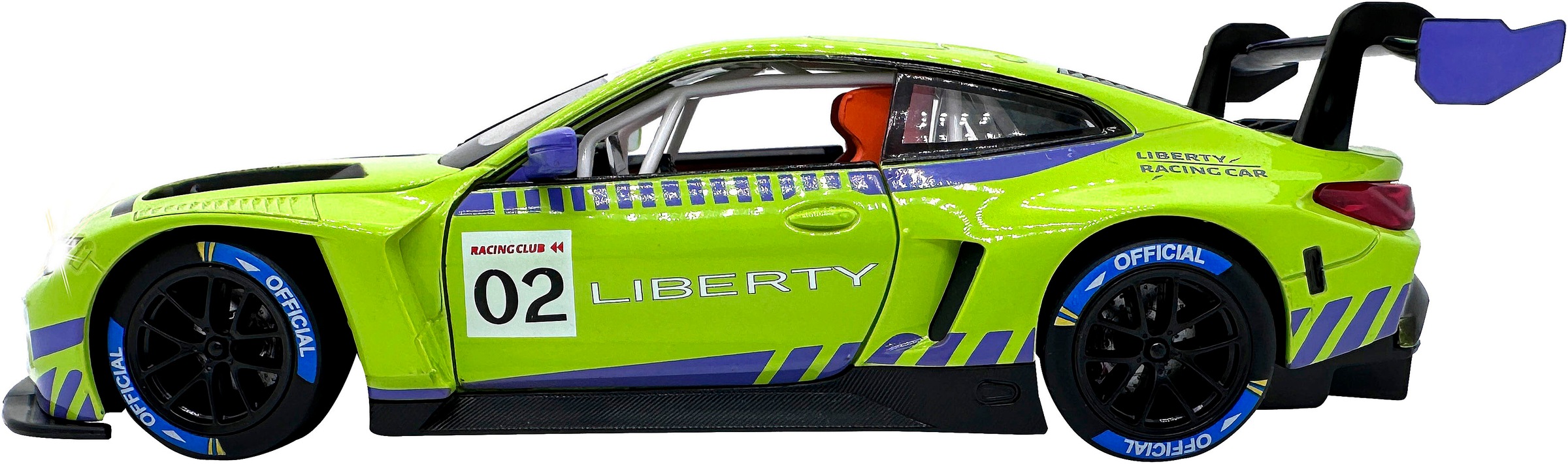 Jamara Spielzeug-Auto »Diecast, BMW M4 GT3 inklusive Batterien« LED Licht; Maßstab 1:24
