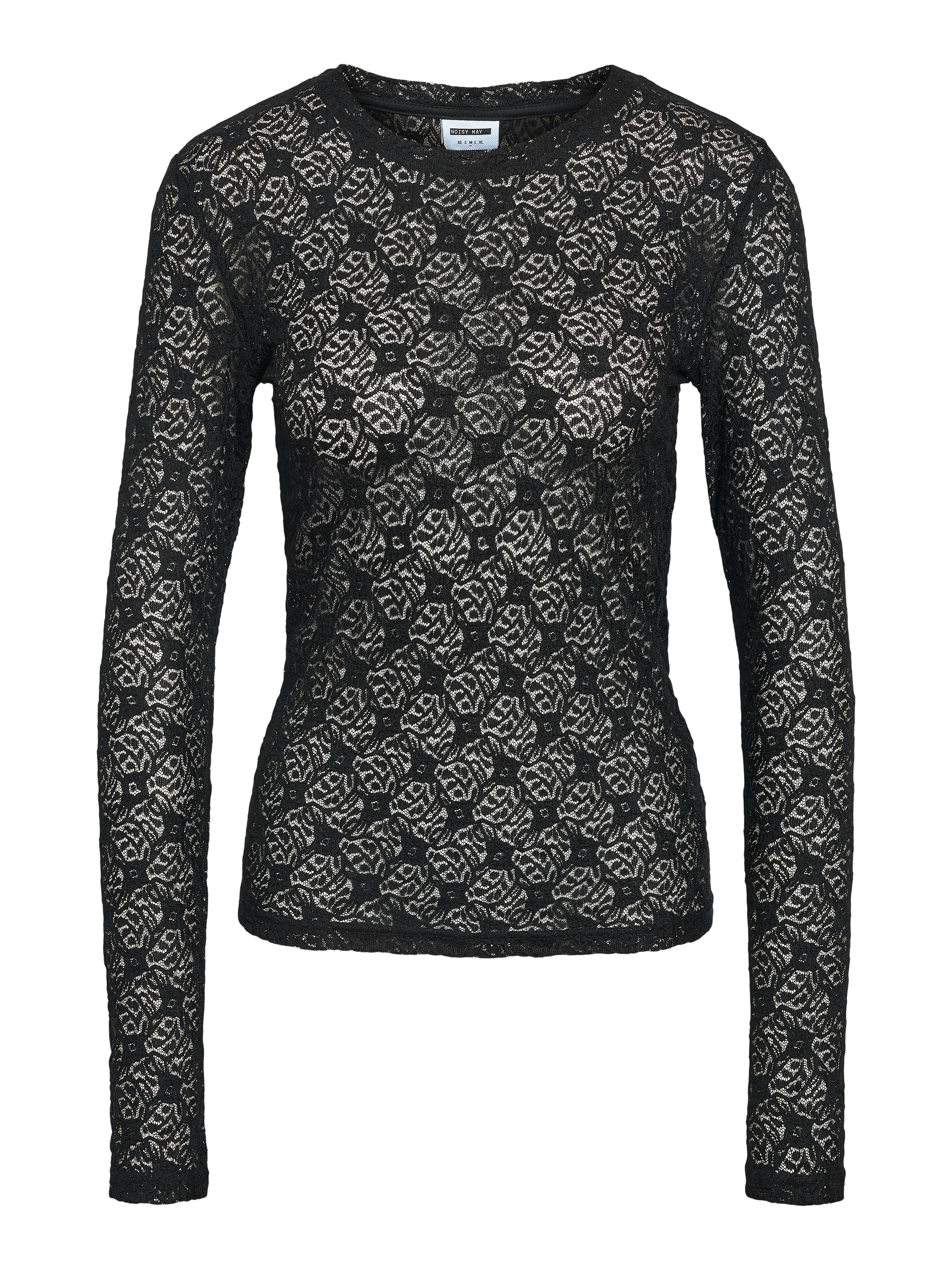Noisy may Spitzenshirt »NMJUDITH L/S LACE TOP NOOS«