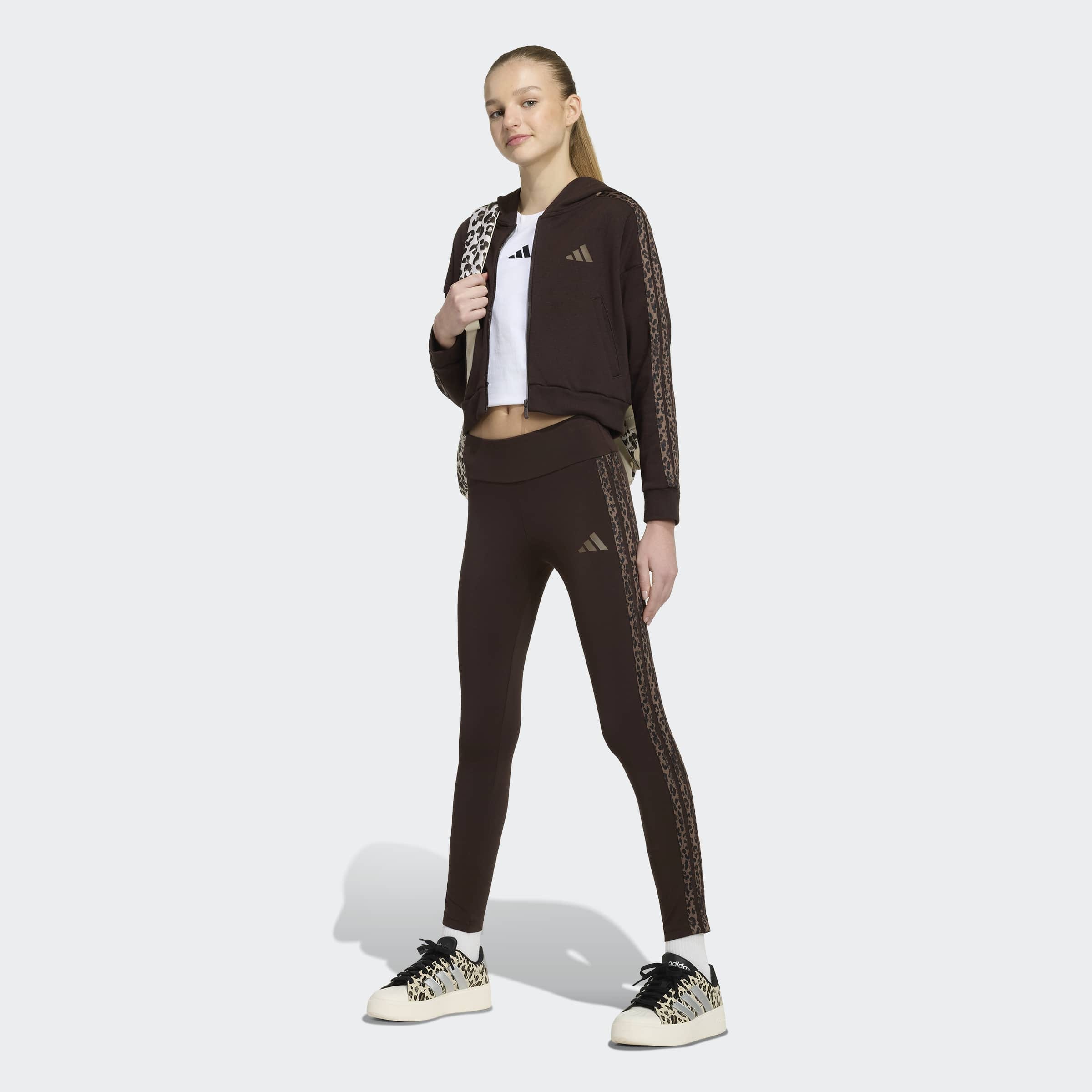 adidas Sportswear Leggings »JG AN 3S LEG«  für Kinder, sportlicher Stil, aus Baumwolle und Elasthan