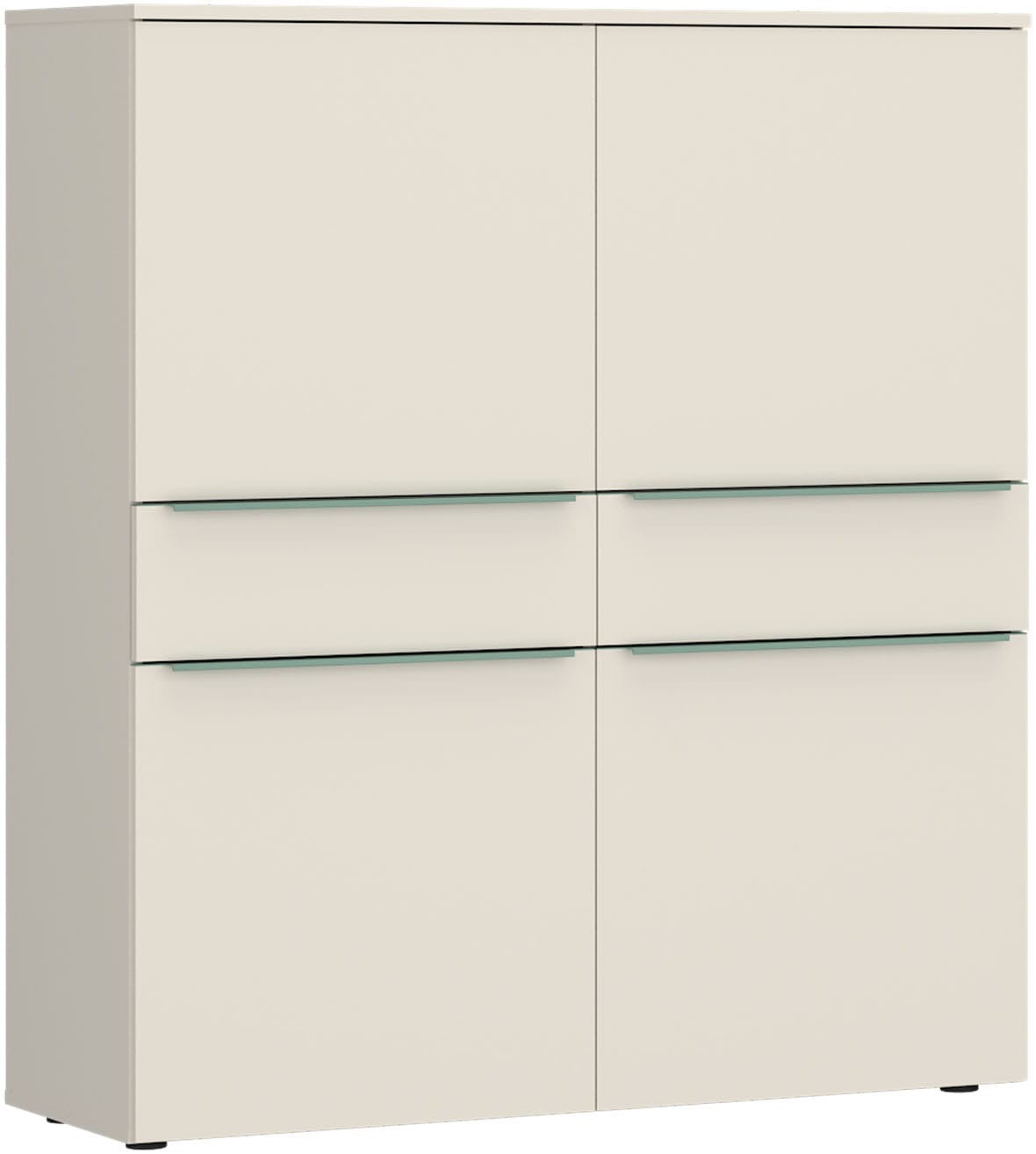 TOM TAILOR HOME Hochkommode Highboard, Breite 110 cm,4 Türen,2 Schubladen, viel Stauraum