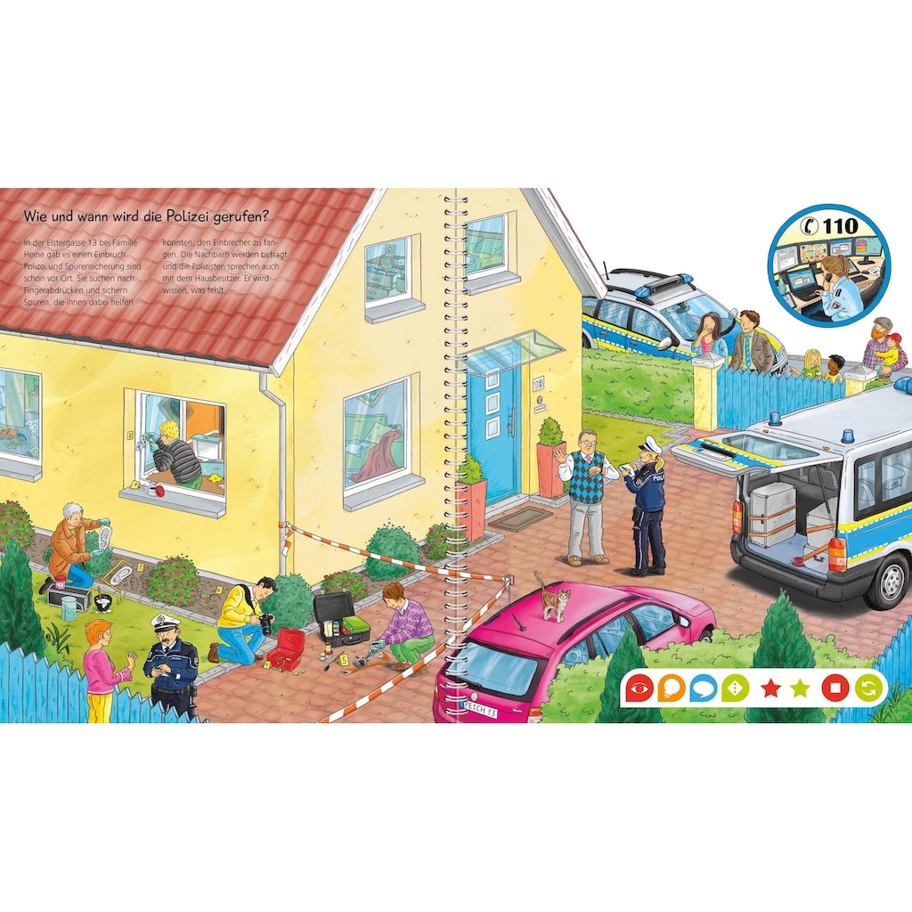 Ravensburger Buch »tiptoi® WWW - Unterwegs mit der Polizei«